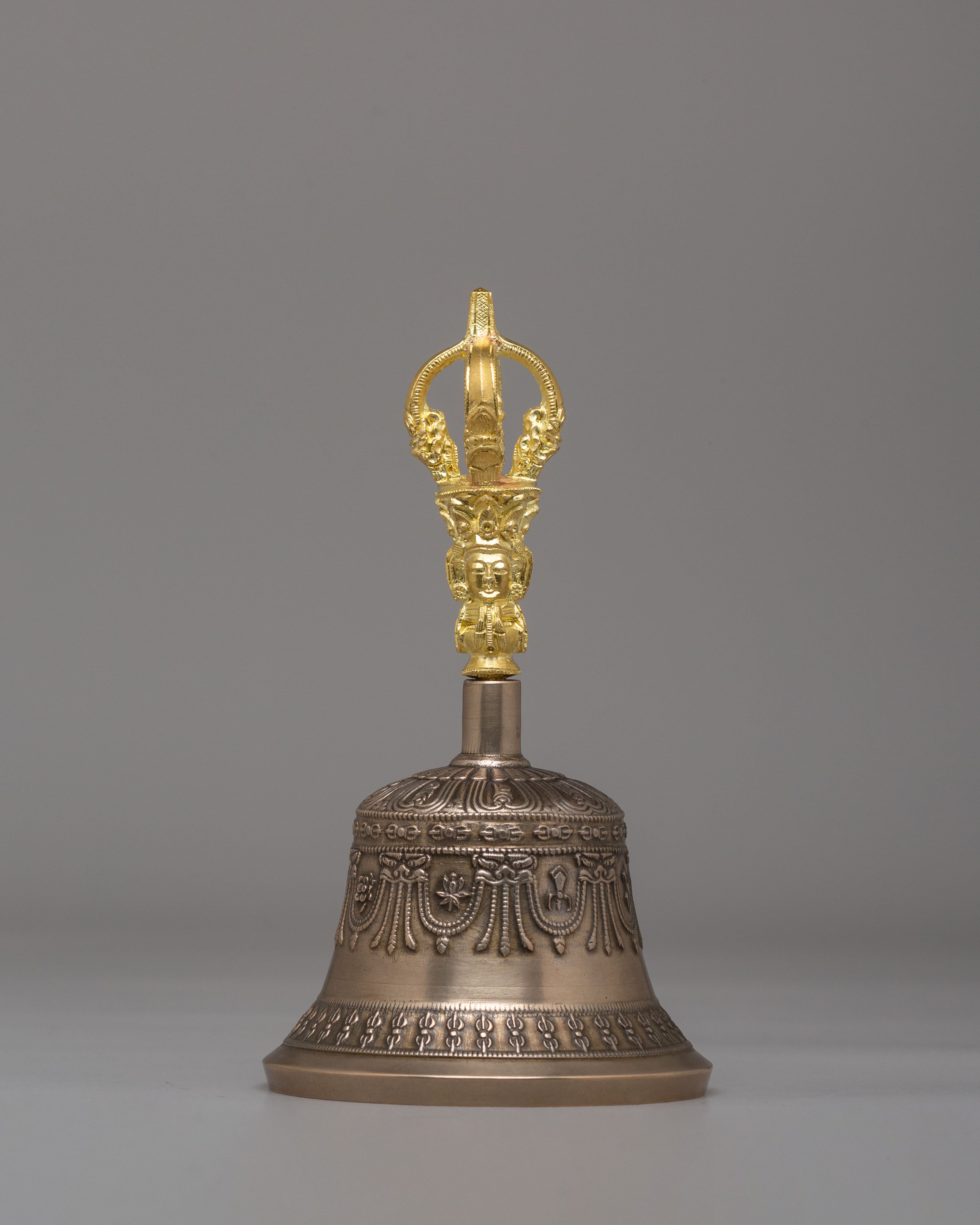 Tibetan Vajra and Bell Ritual Set | Handcrafted Buddhist Ceremonial Tools