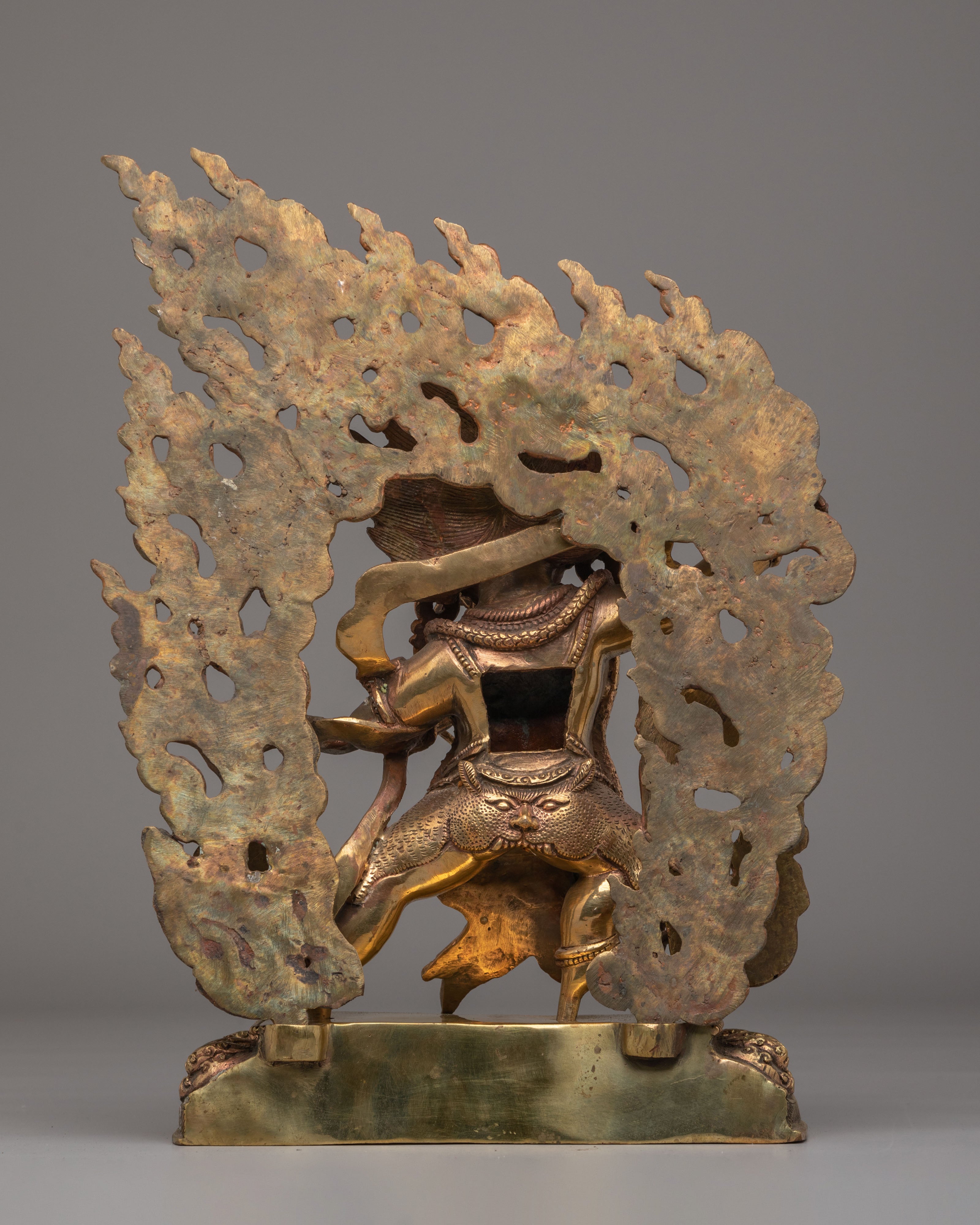 Handcrafted Vajrapani Deity Statue | Tibetan Protector Deity Sculpture