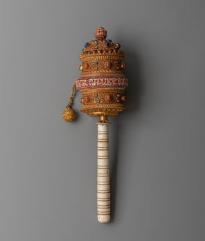 Spinning Tibetan Prayer Wheel | Meditation Tool