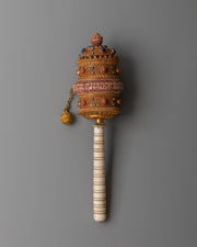 Spinning Tibetan Prayer Wheel | Meditation Tool