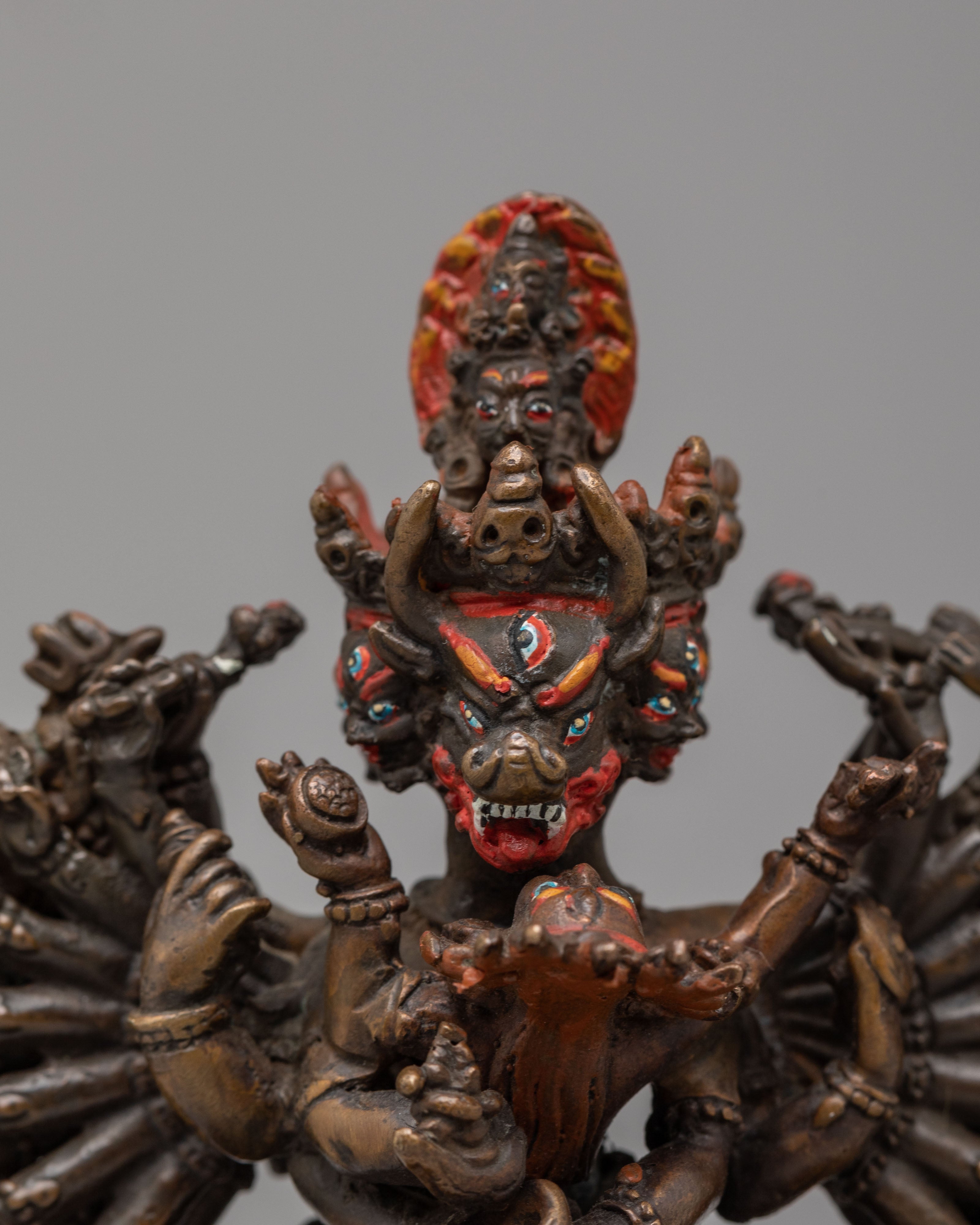 Sacred Yamantaka Statue | Wrathful Protector Deity
