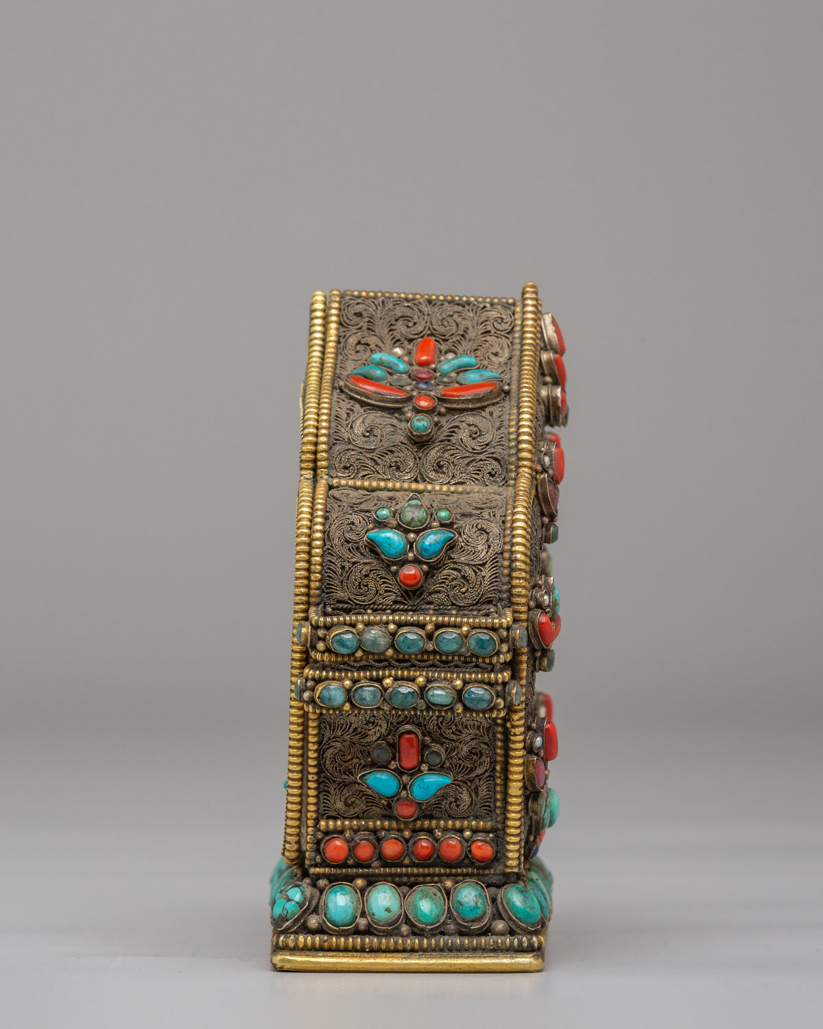 Ghau Box With Buddhist Deity | Spiritual Ghau Box for Meditation
