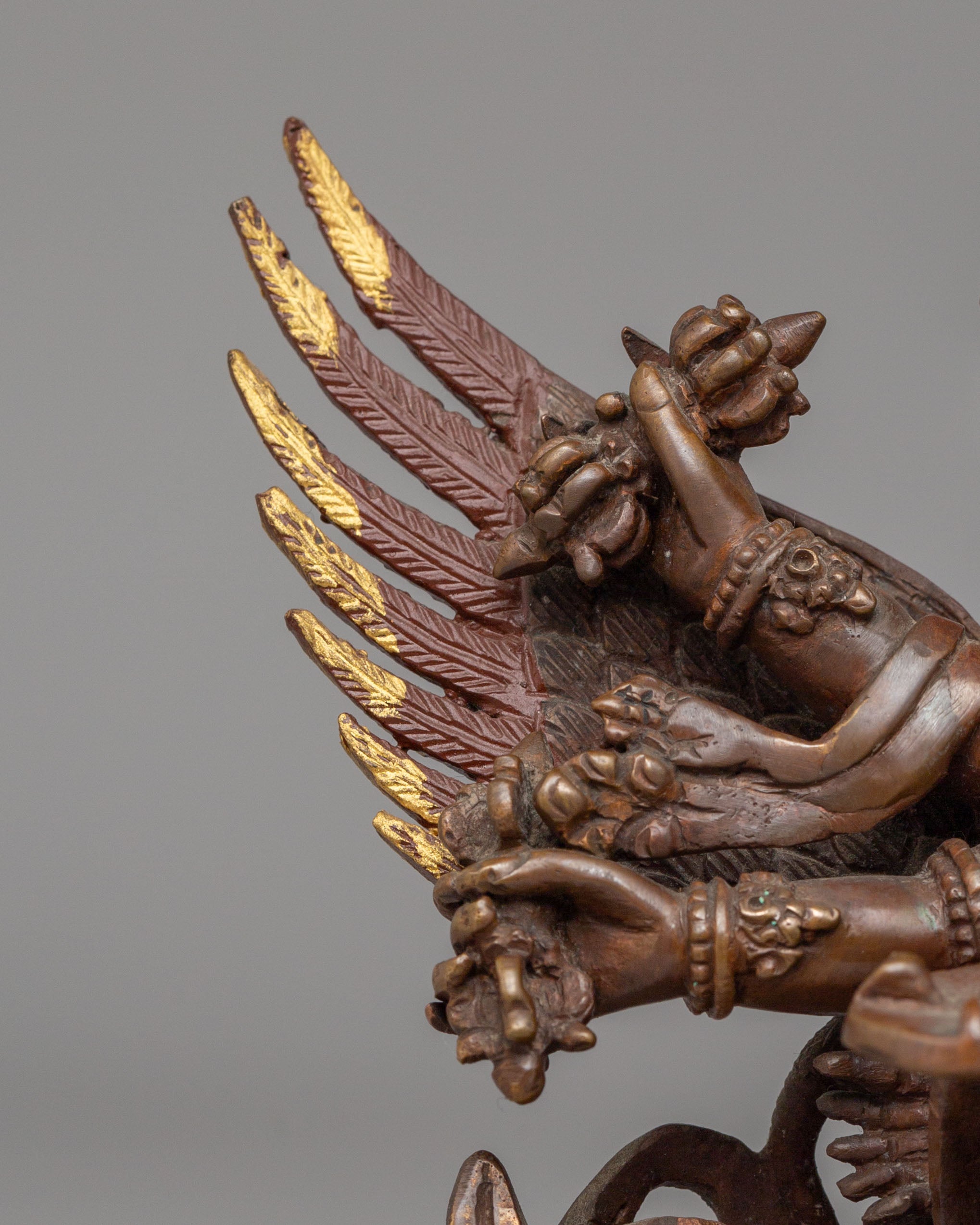 Himalayan Vajrakilaya Statue | Sacred Buddhist Sculpture