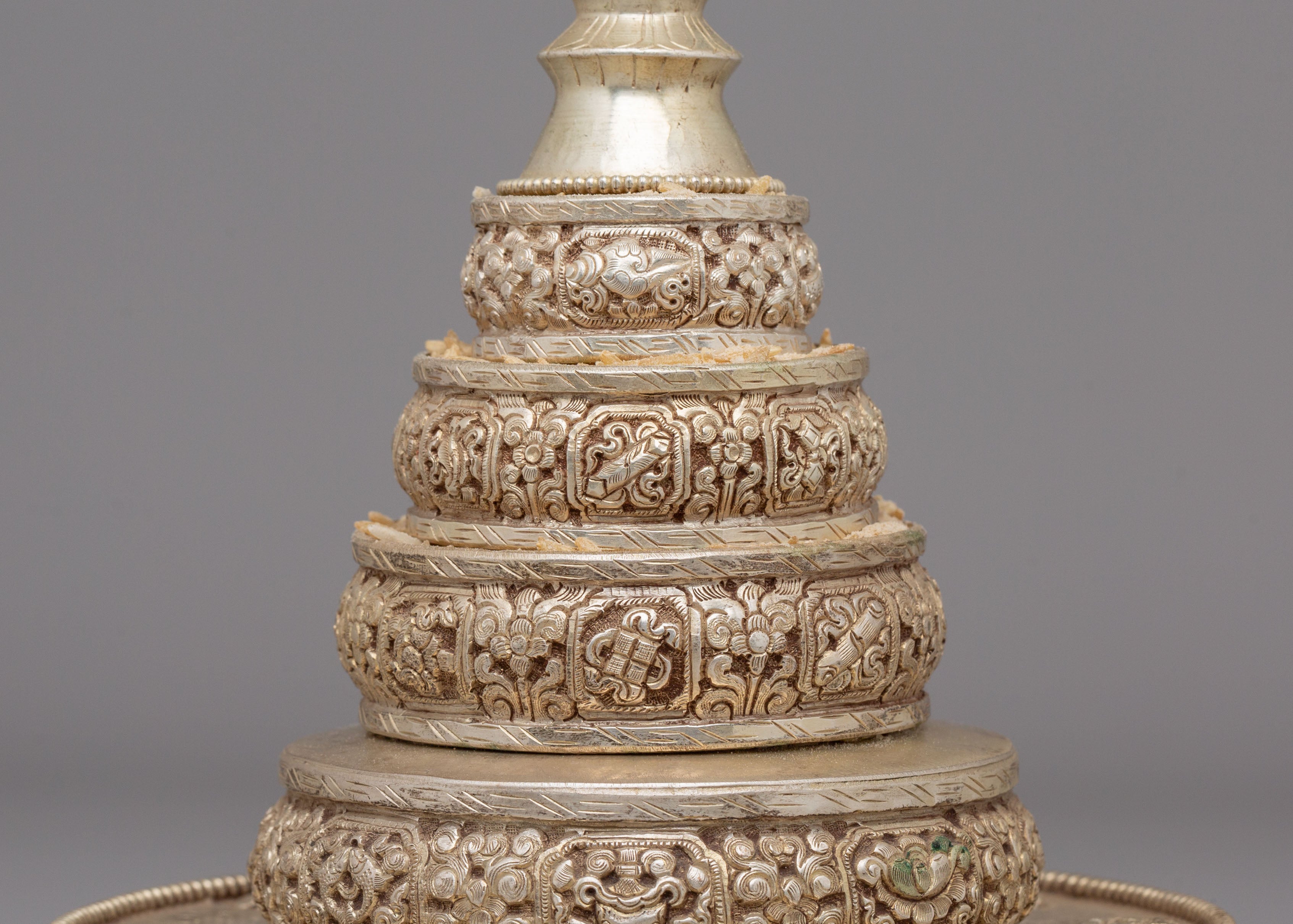 Buddhist Altar Mandala Offering | Sacred Ritual Art