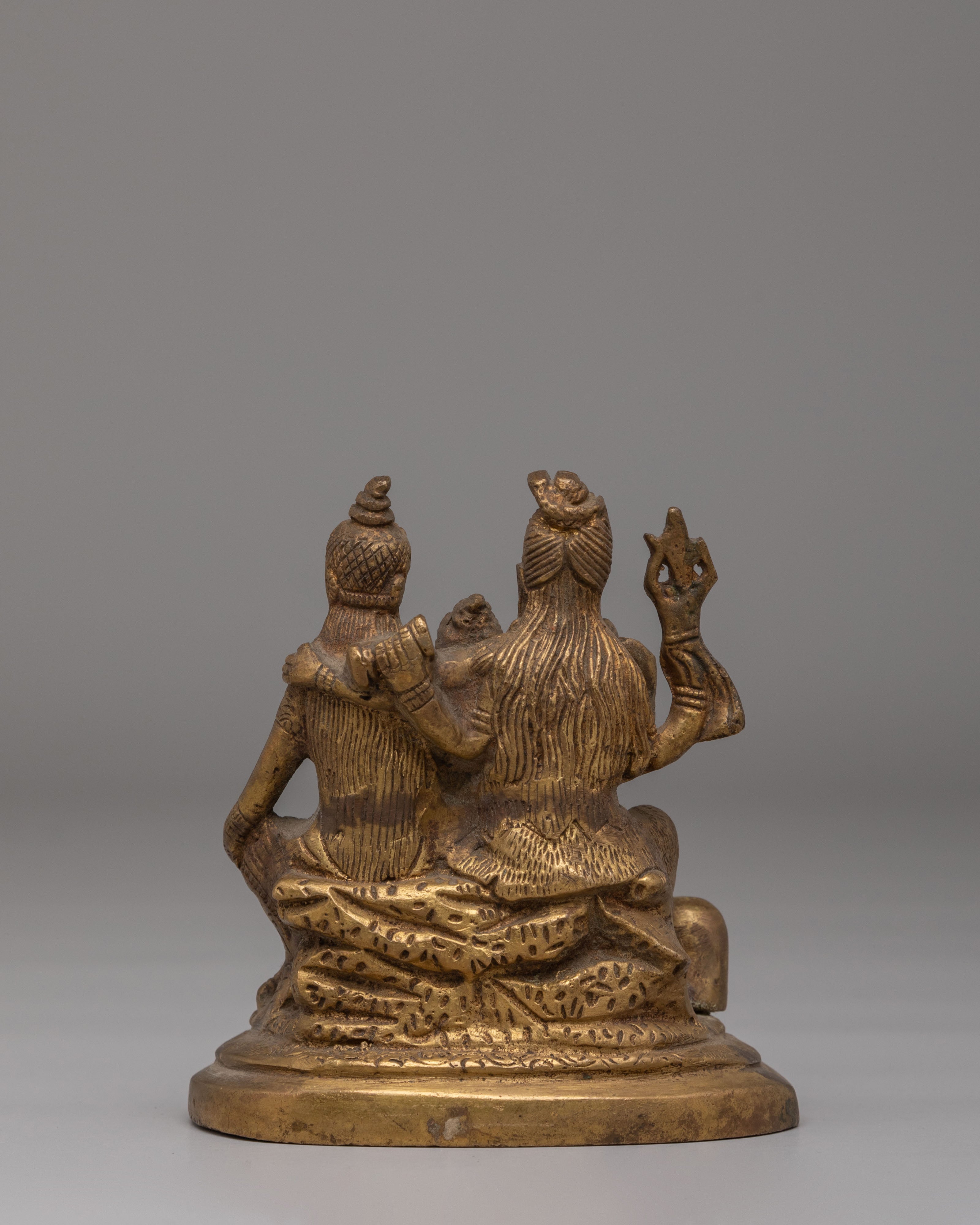 Handcrafted Shiva Family Statue | Lord Shiva Family Statue