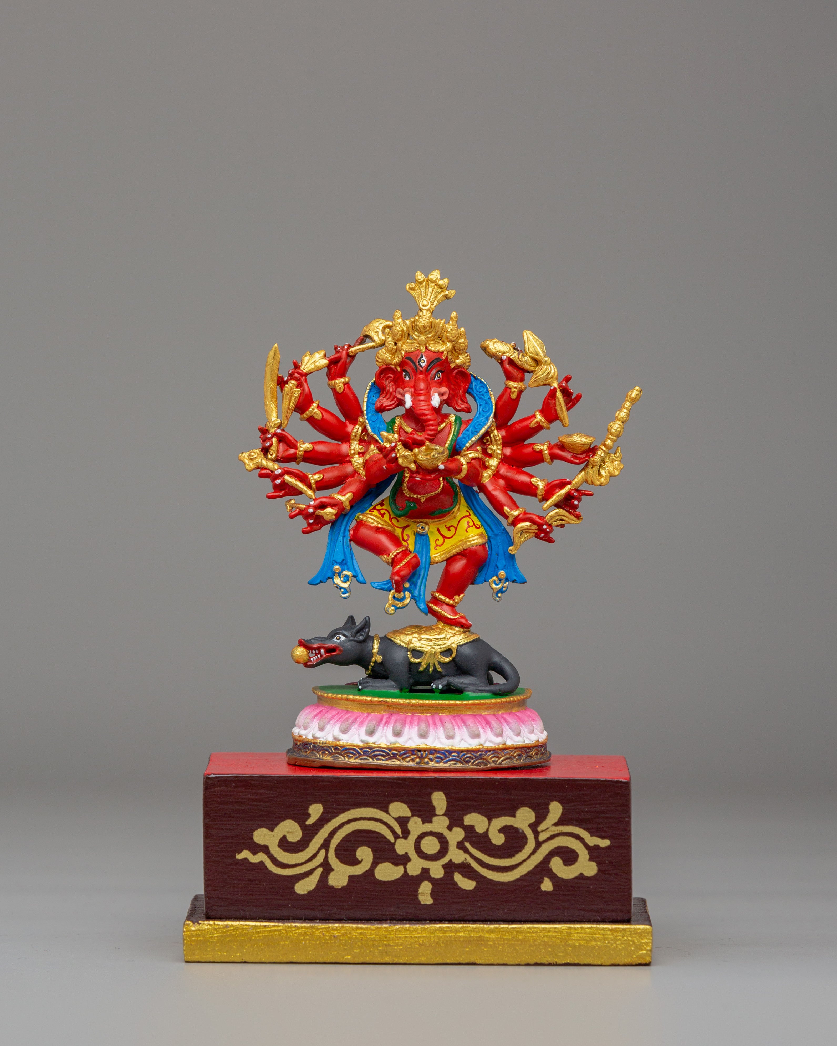 Traditional Ganpati Statue | Hindu Deity Figurine for Home Temple