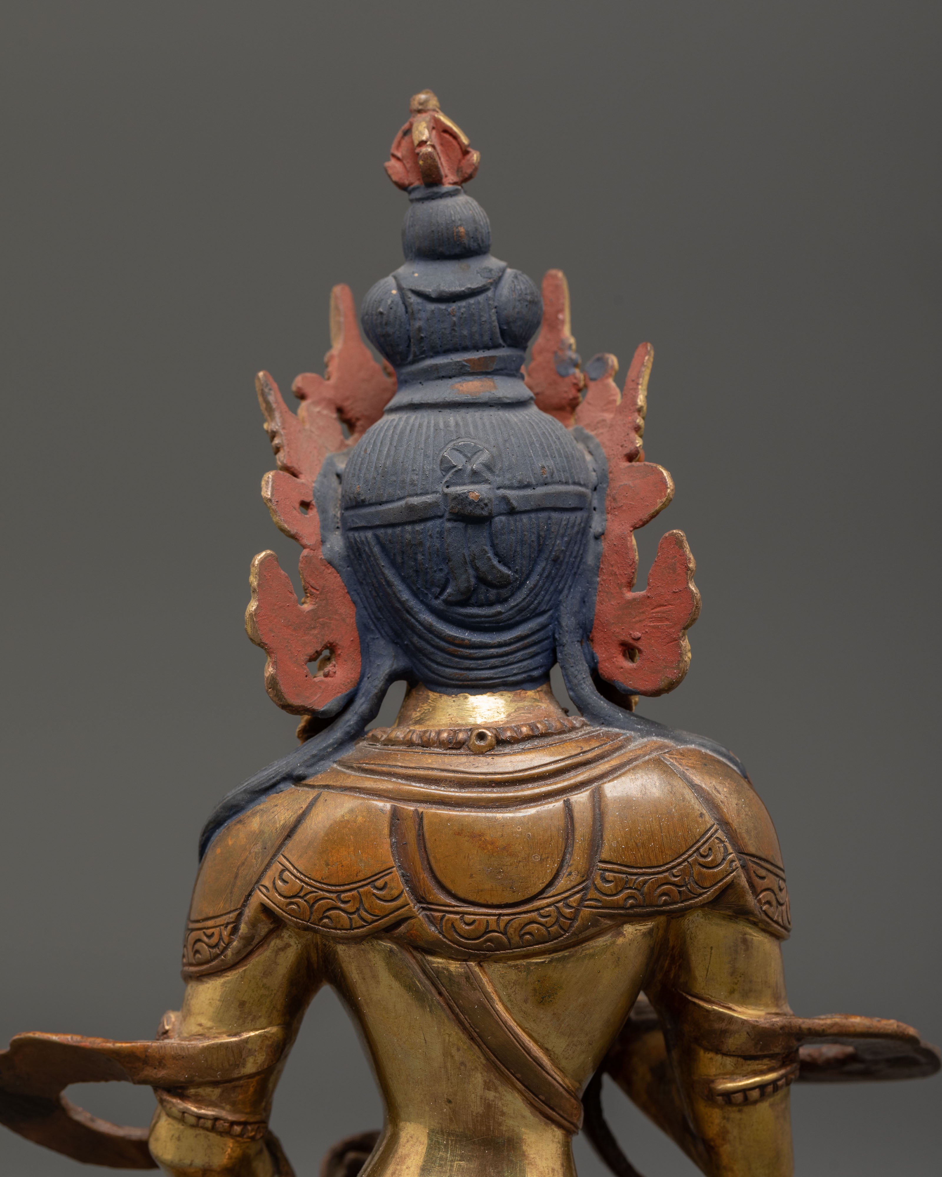 Tibetan Vajrasattva Purification Deity Statue | Vajrayana Art