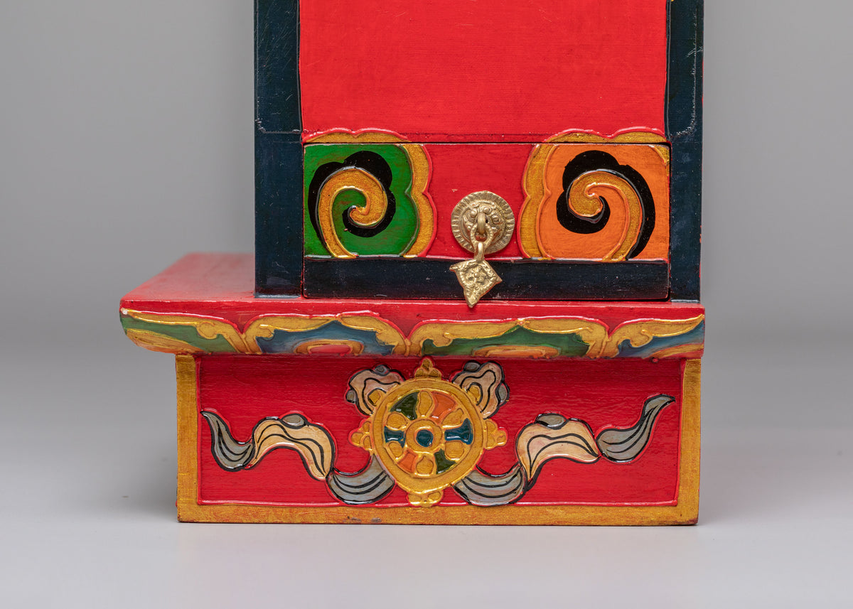 Sacred Buddhist Ritual Altar Box | Sacred Storage for Sacred Items