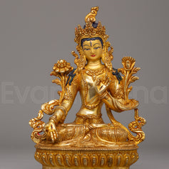 Traditional White Tara Statue 