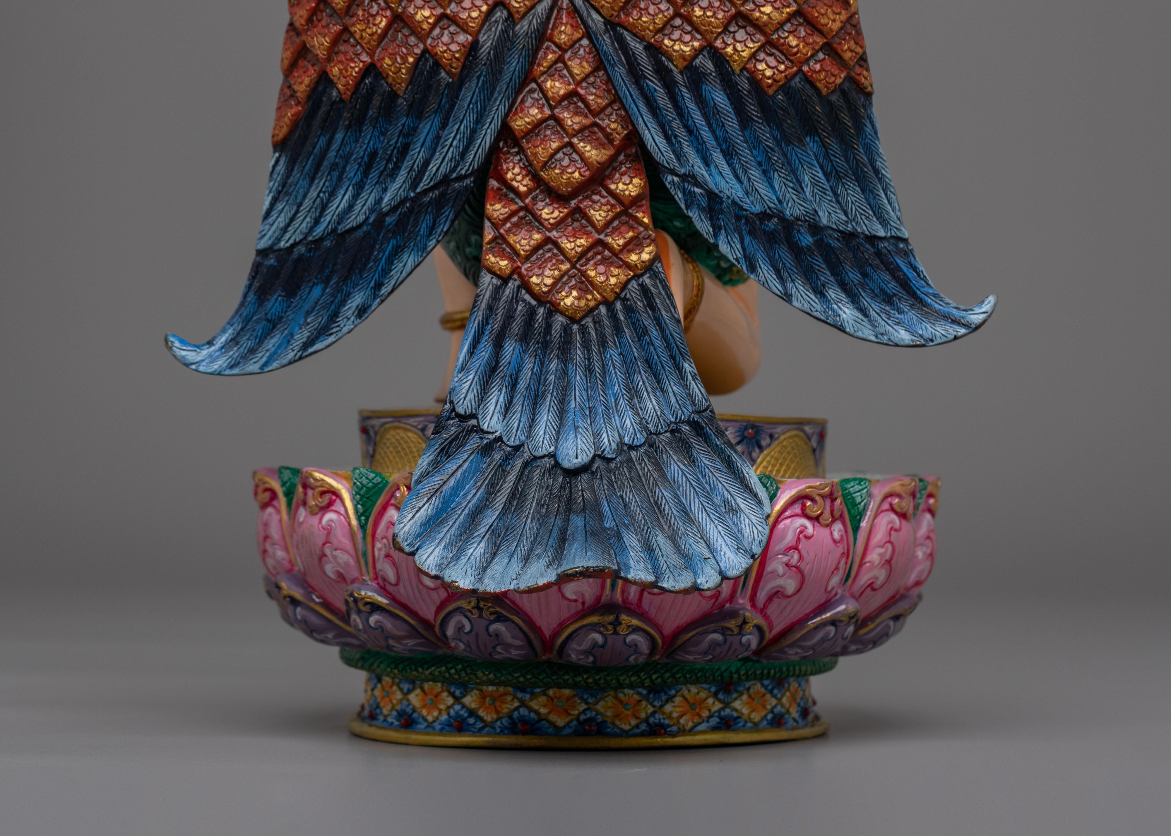 Traditional Garuda Statue | Handcrafted Guardian Deity Sculpture