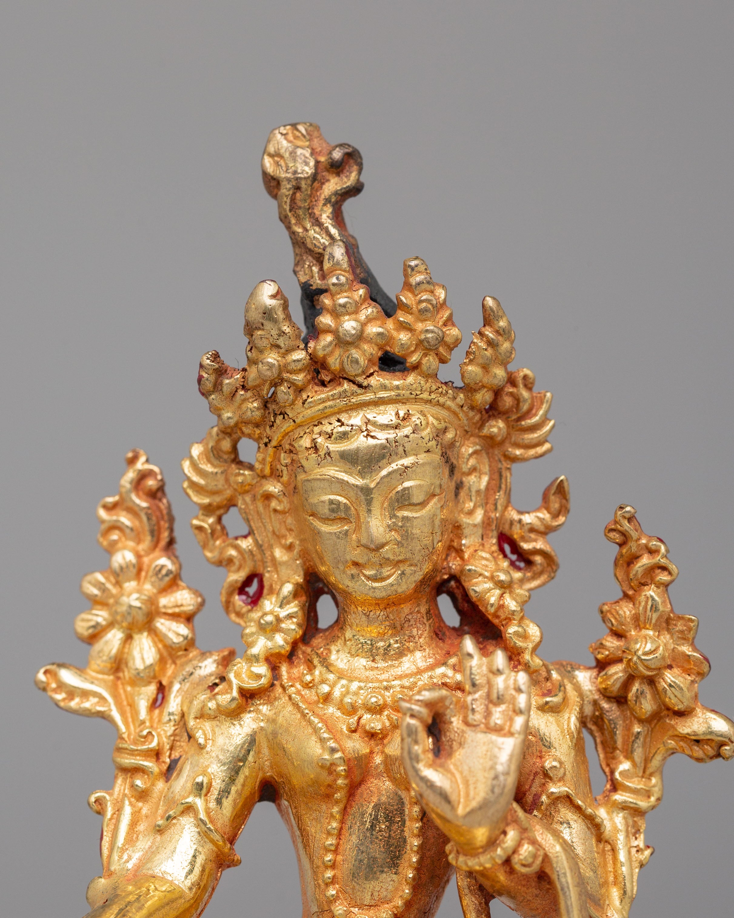 Sacred Altar Green Tara Statue | A Divine Representation of Compassion