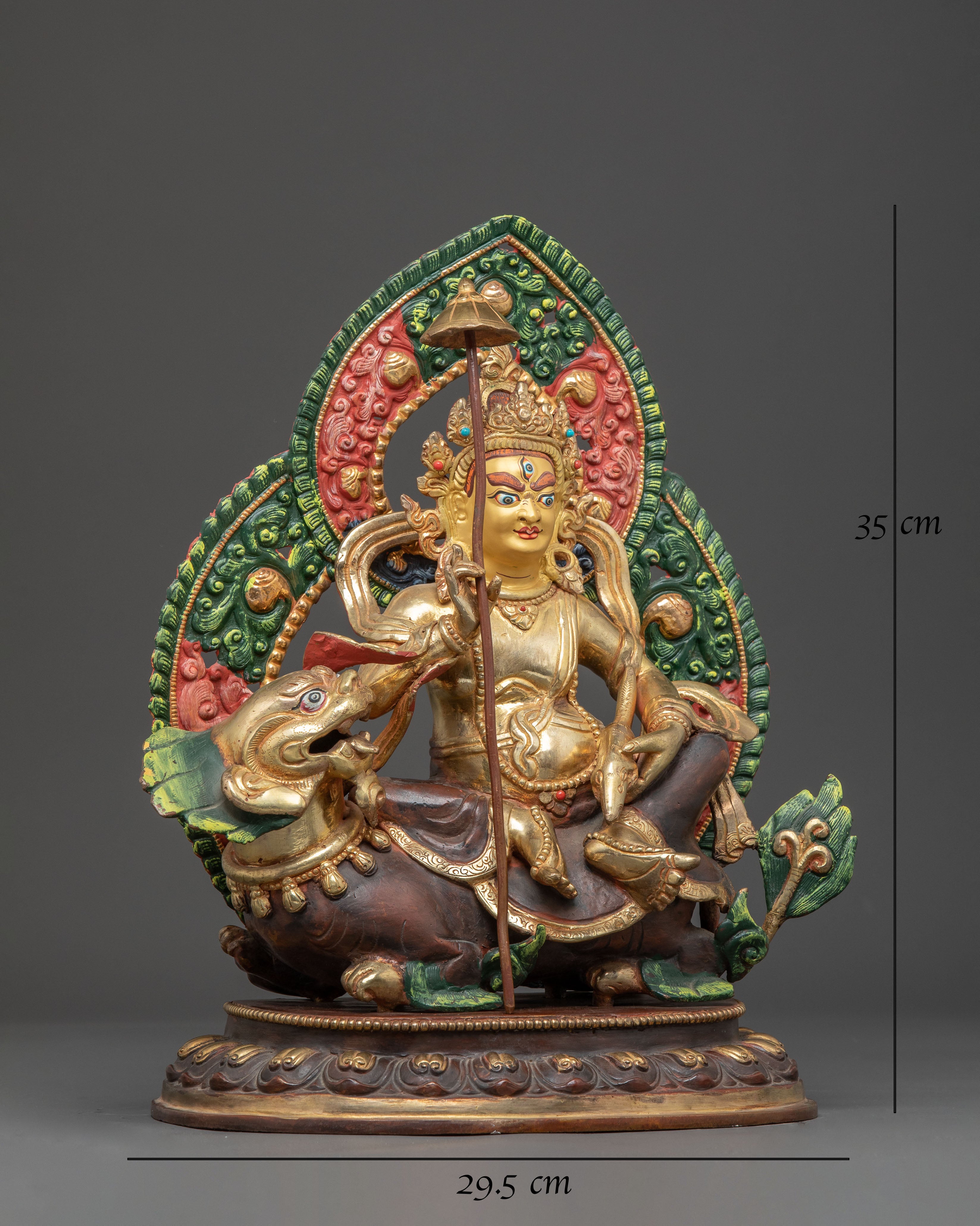 The Northern Guardian Namtoshe Statue | Tibetan Protector Deity Sculpture