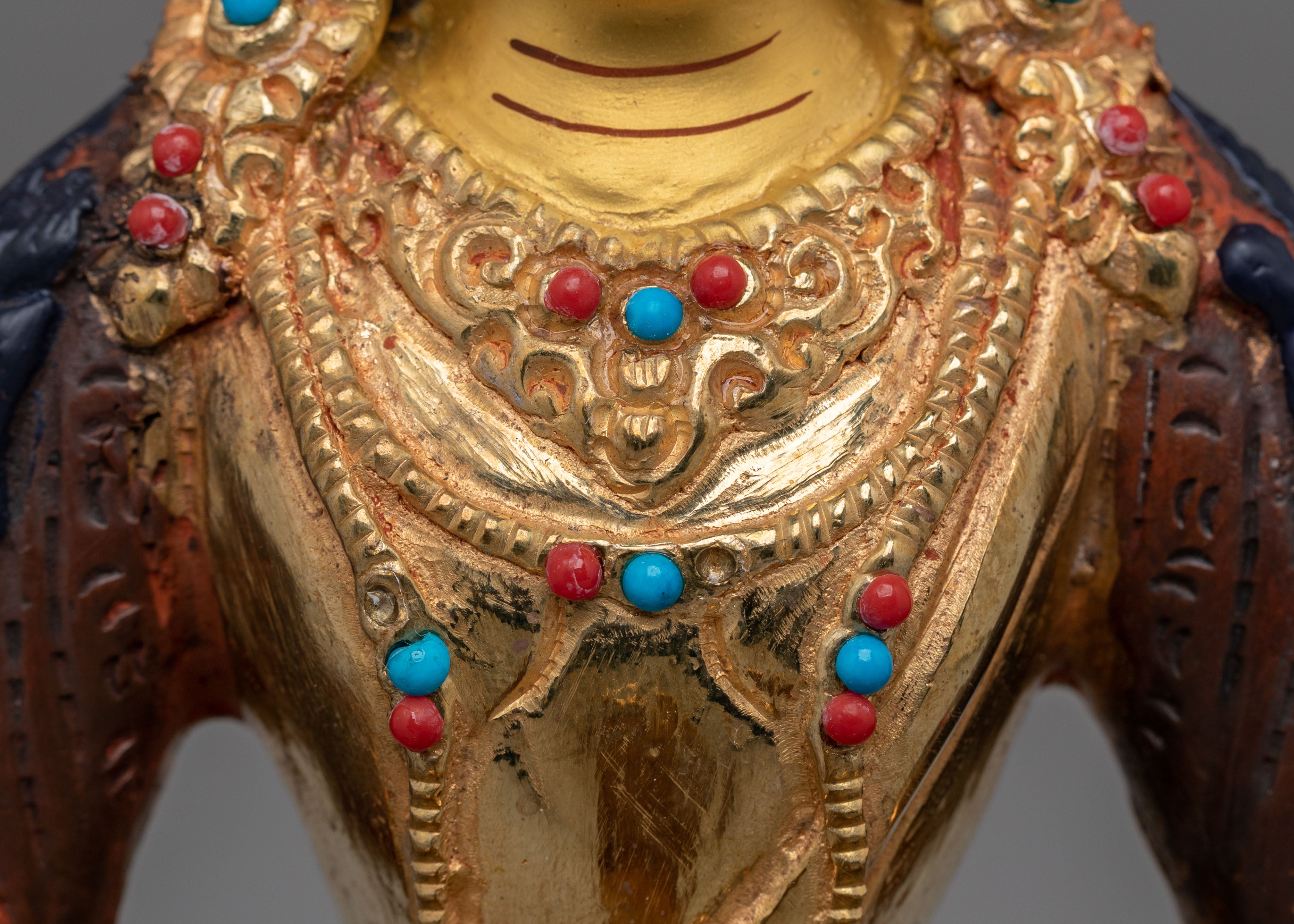 Handmade Long Life Buddha Amitayus Statue | Himalayan Buddhist Sacred Art