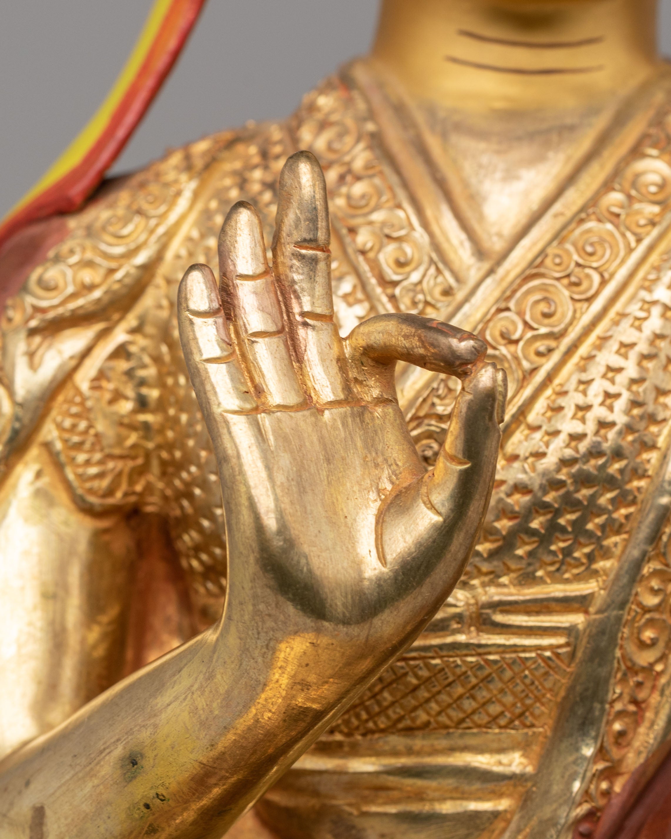 Sacred Tsongkhapa Set Statue | Spiritual Practice and Devotion