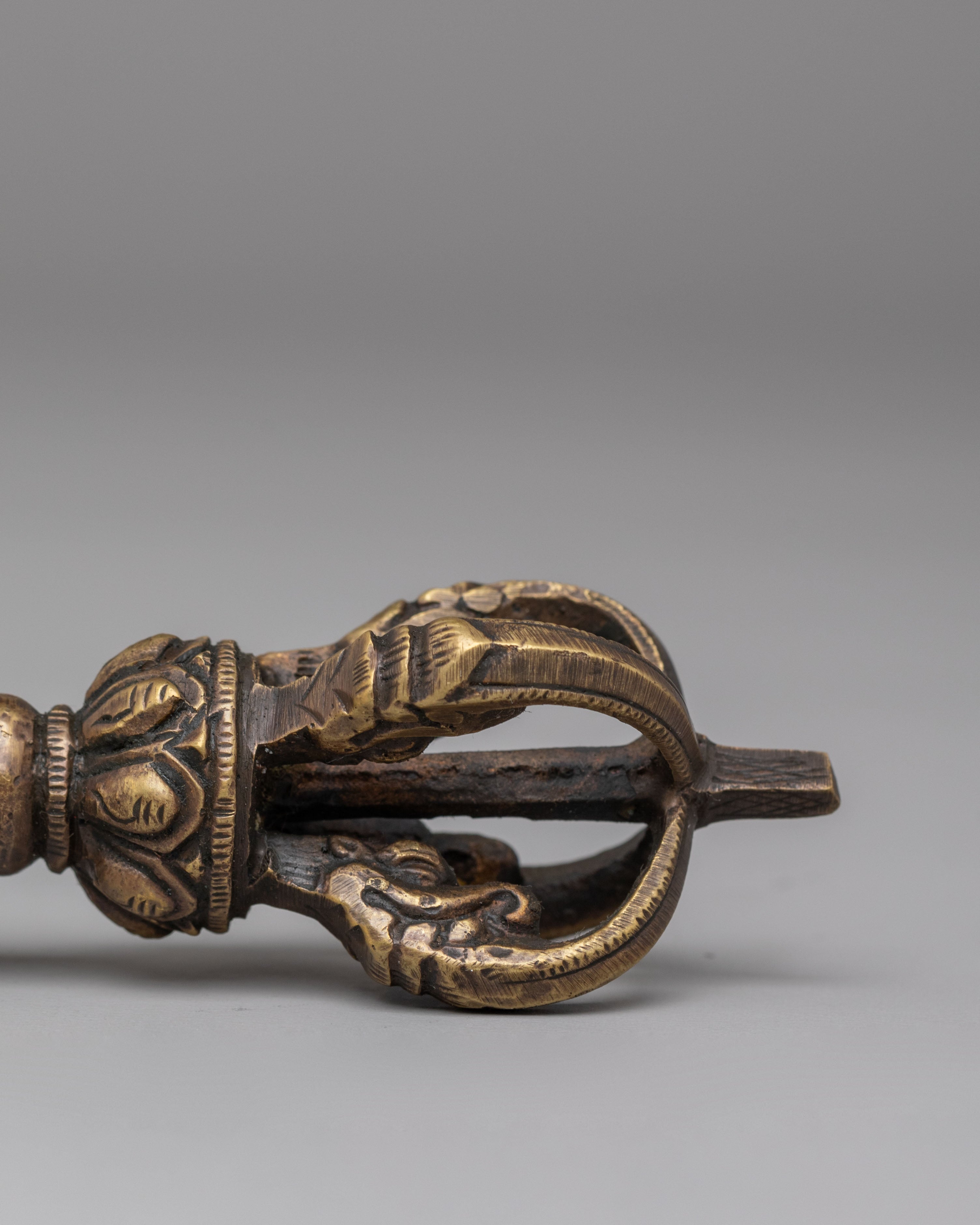 Tibetan Altar Vajra and Bell Set | Sacred Ritual Items