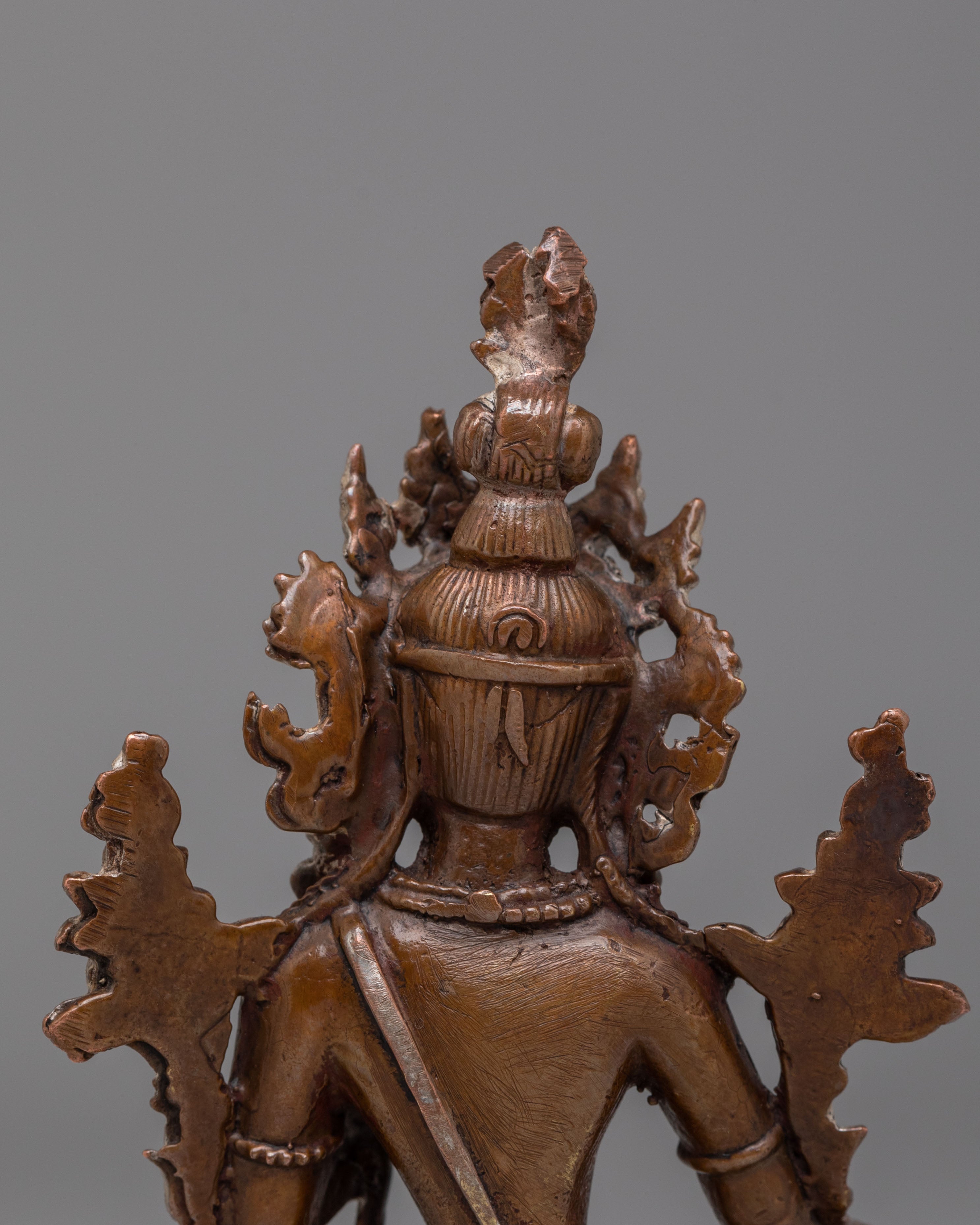 Himalayan Green Tara Meditation Statue | Tibetan Deity of Compassion