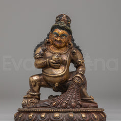 Sacred Black Dzambhala Art Statue