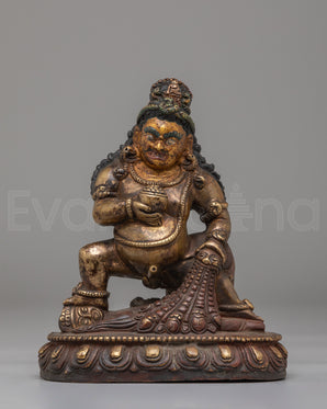 Sacred Black Dzambhala Art Statue