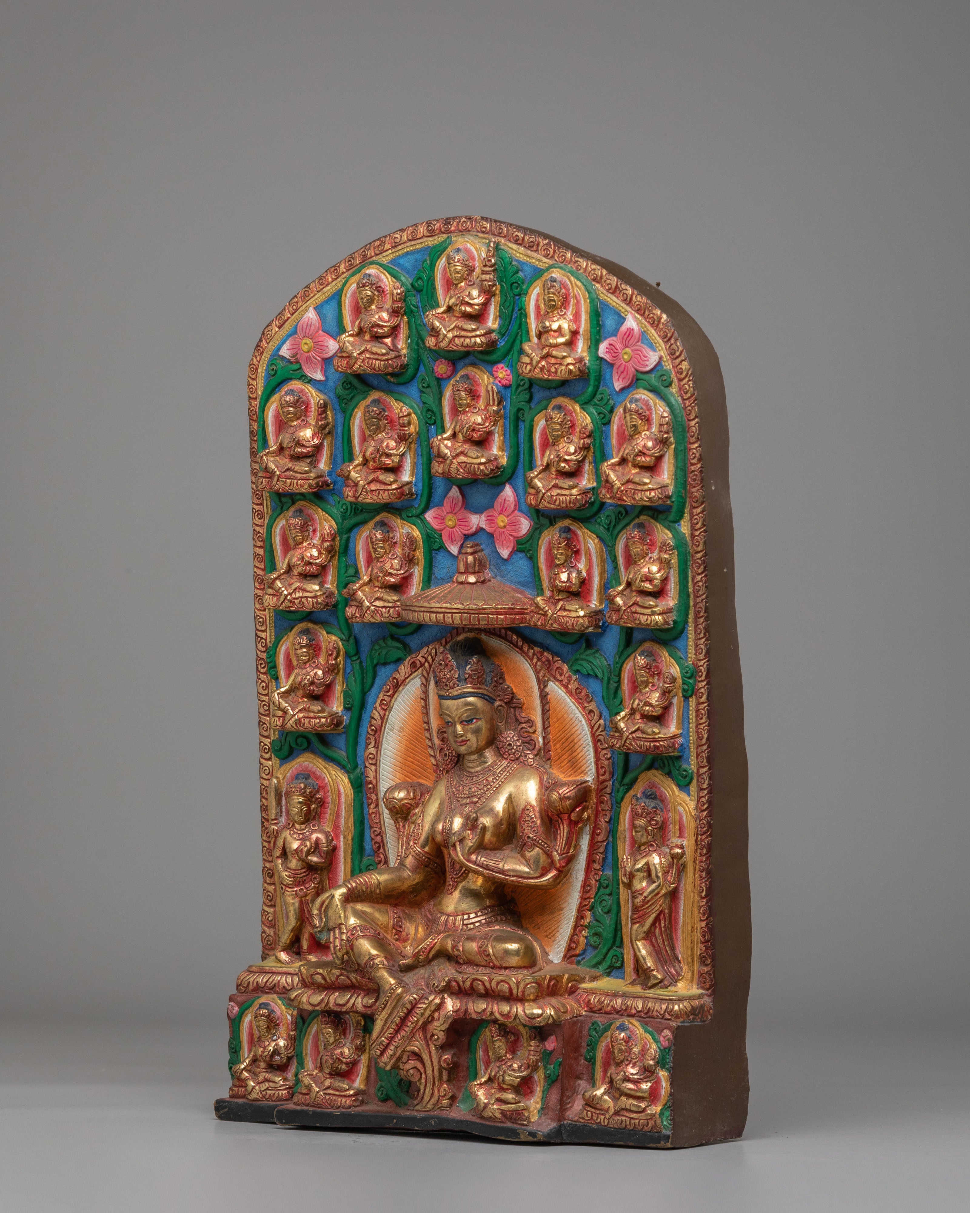 Handmade Buddhist 21 Tara Statue | Divine Goddess for Meditation and Blessings