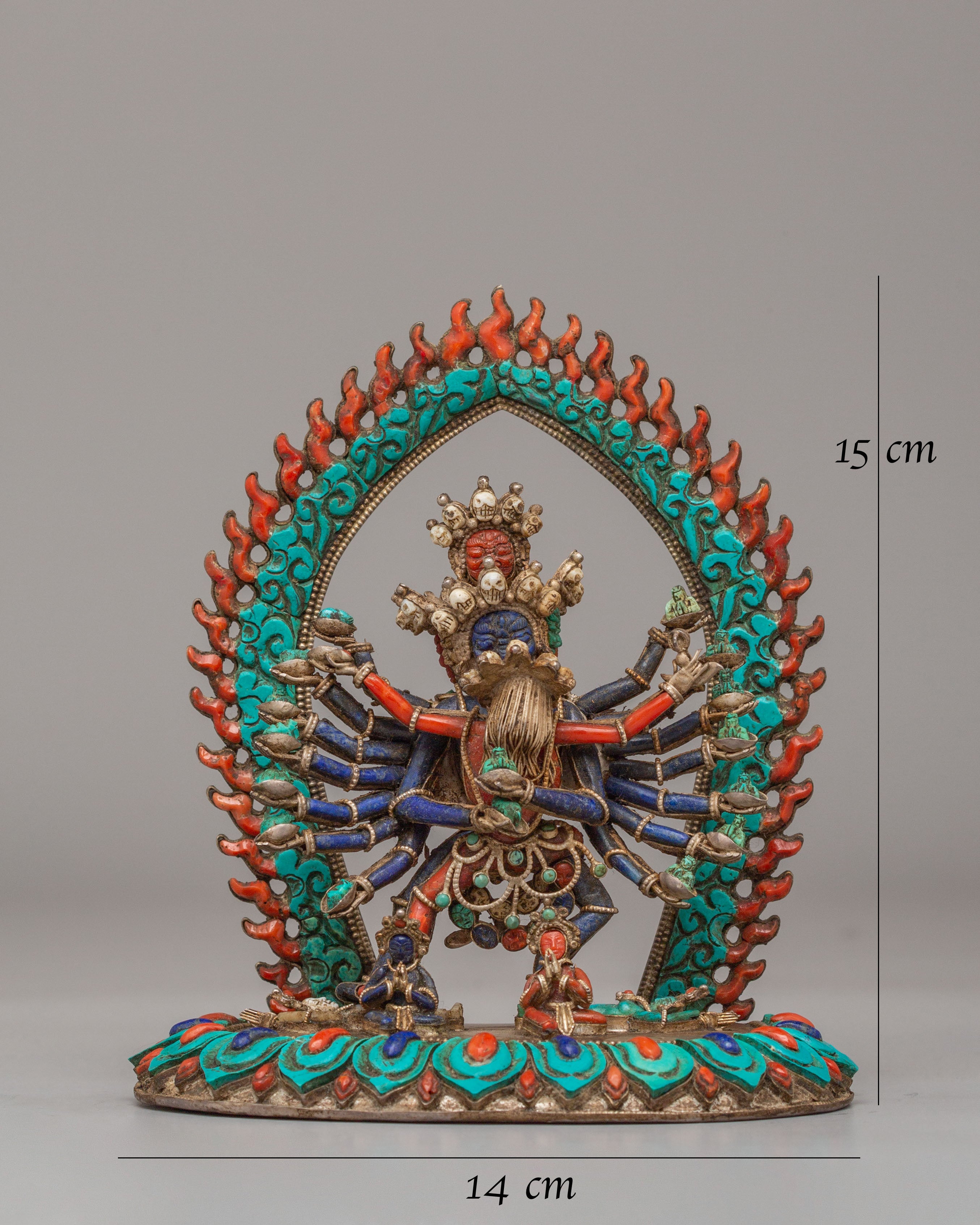 Buddhist Tantric Hevajra Statue | Symbol of Enlightened Union and Wisdom