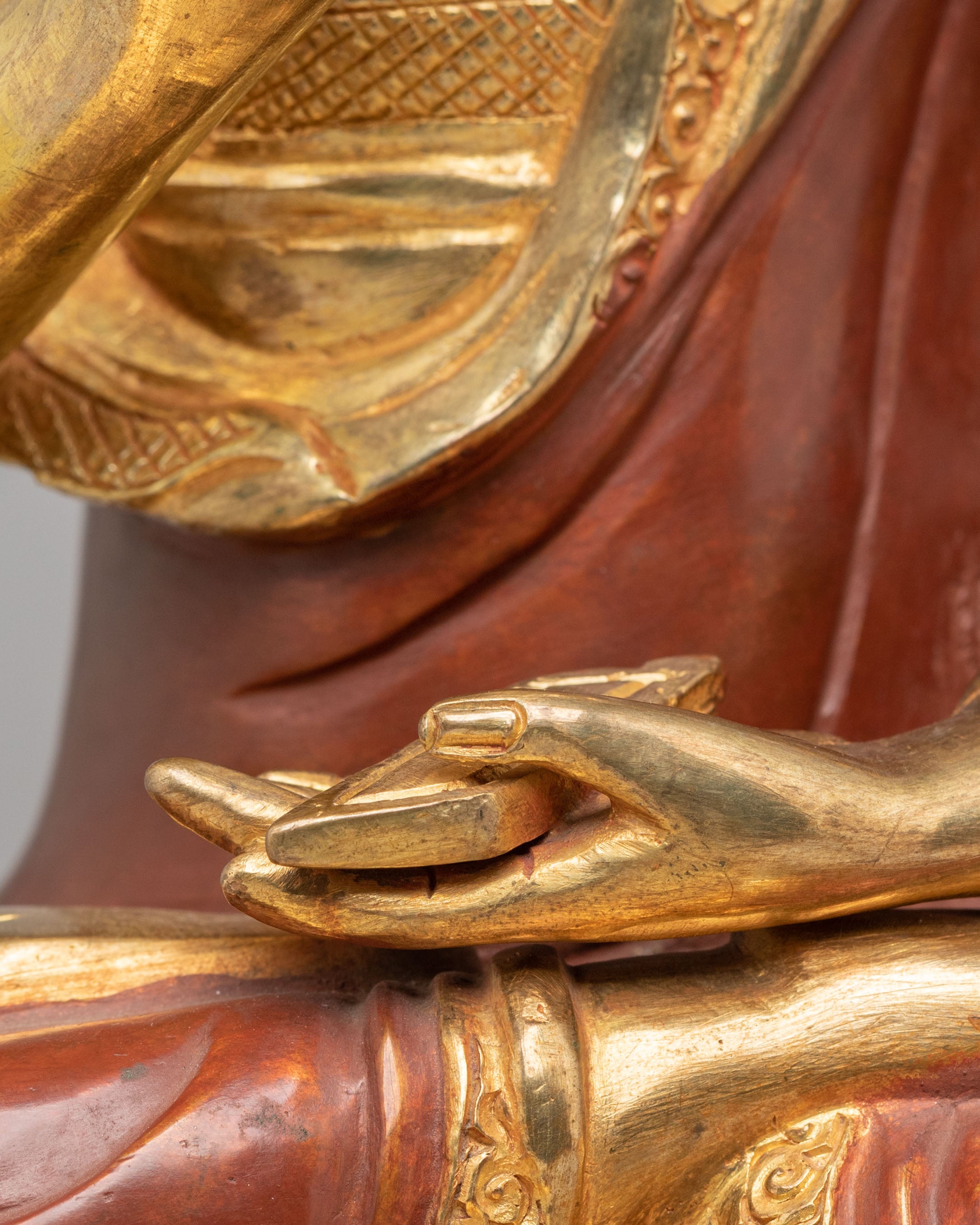 Sacred Tsongkhapa Set Statue | Spiritual Practice and Devotion