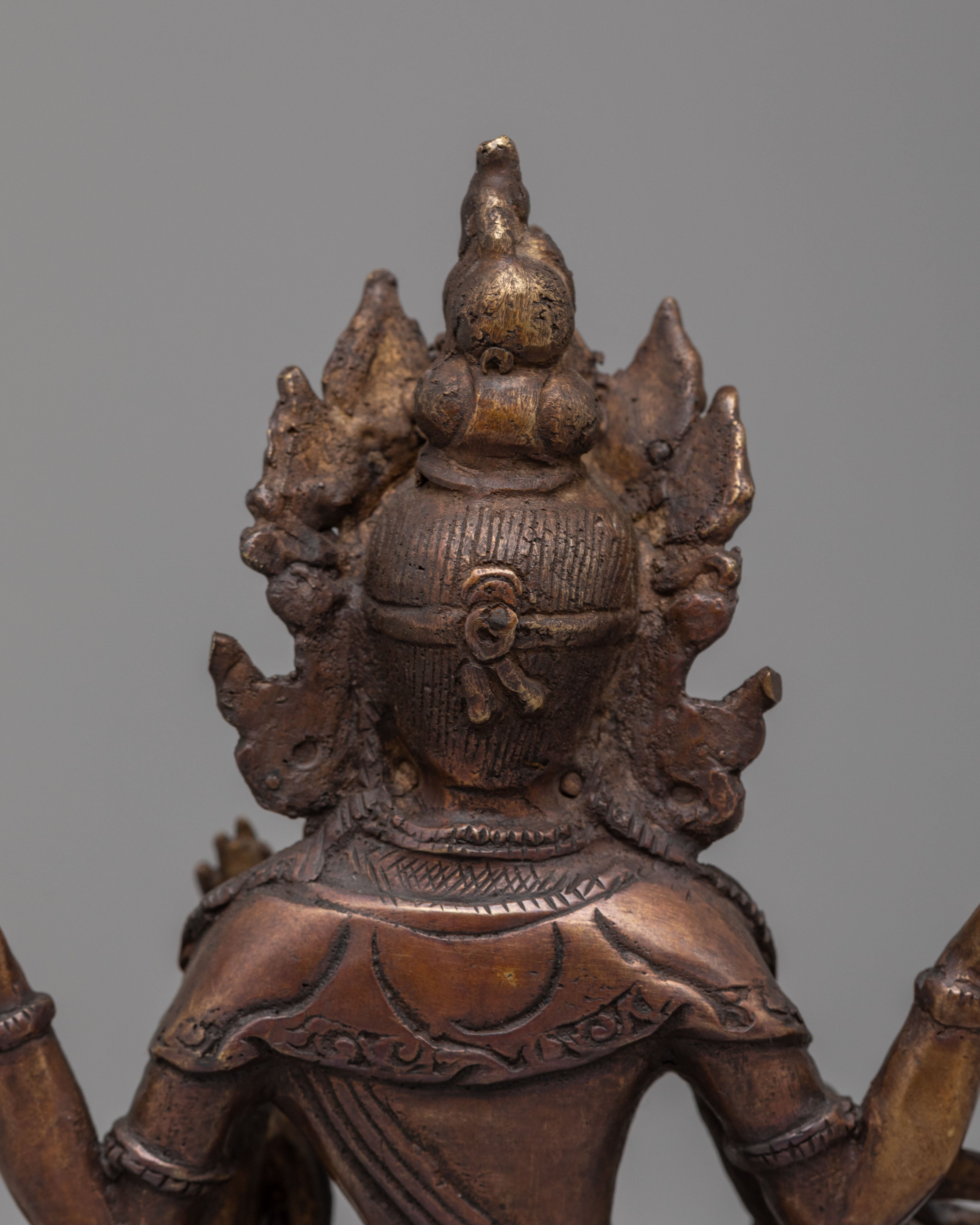 Sacred Wealth Deity Laxmi Statue | Traditional Hindu Artwork for Abundance