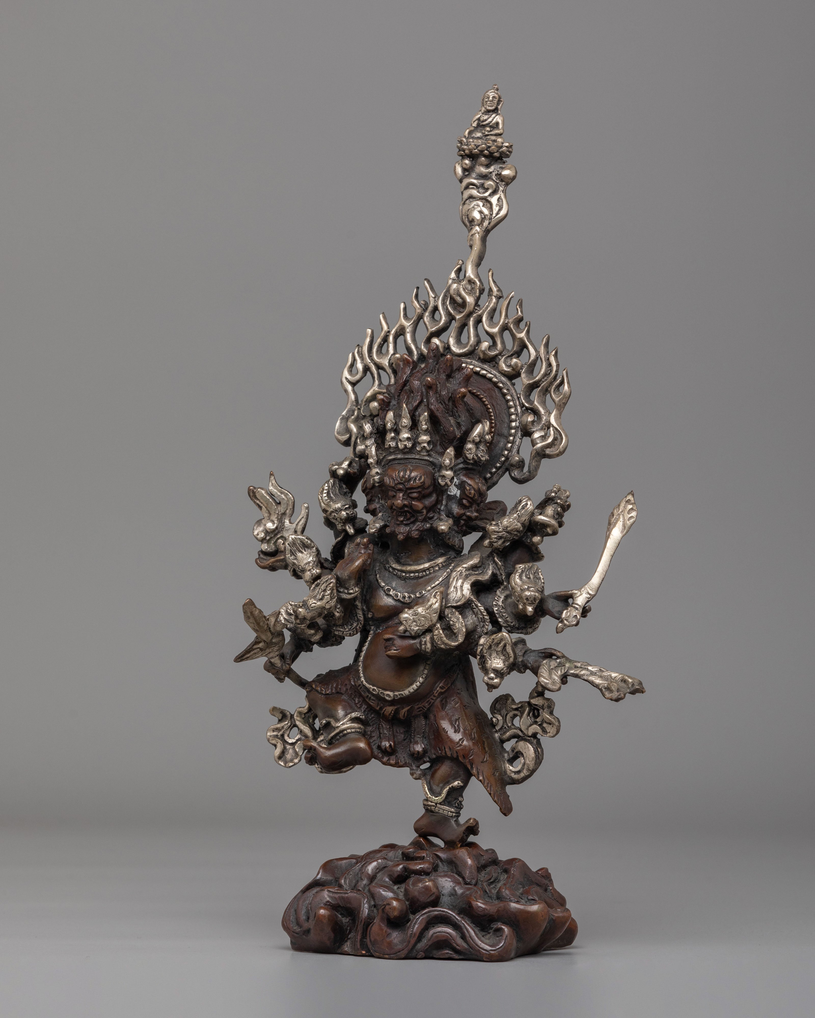 Uchusma Buddhist Protective Deity Statue | Tibetan Vajrayana Art