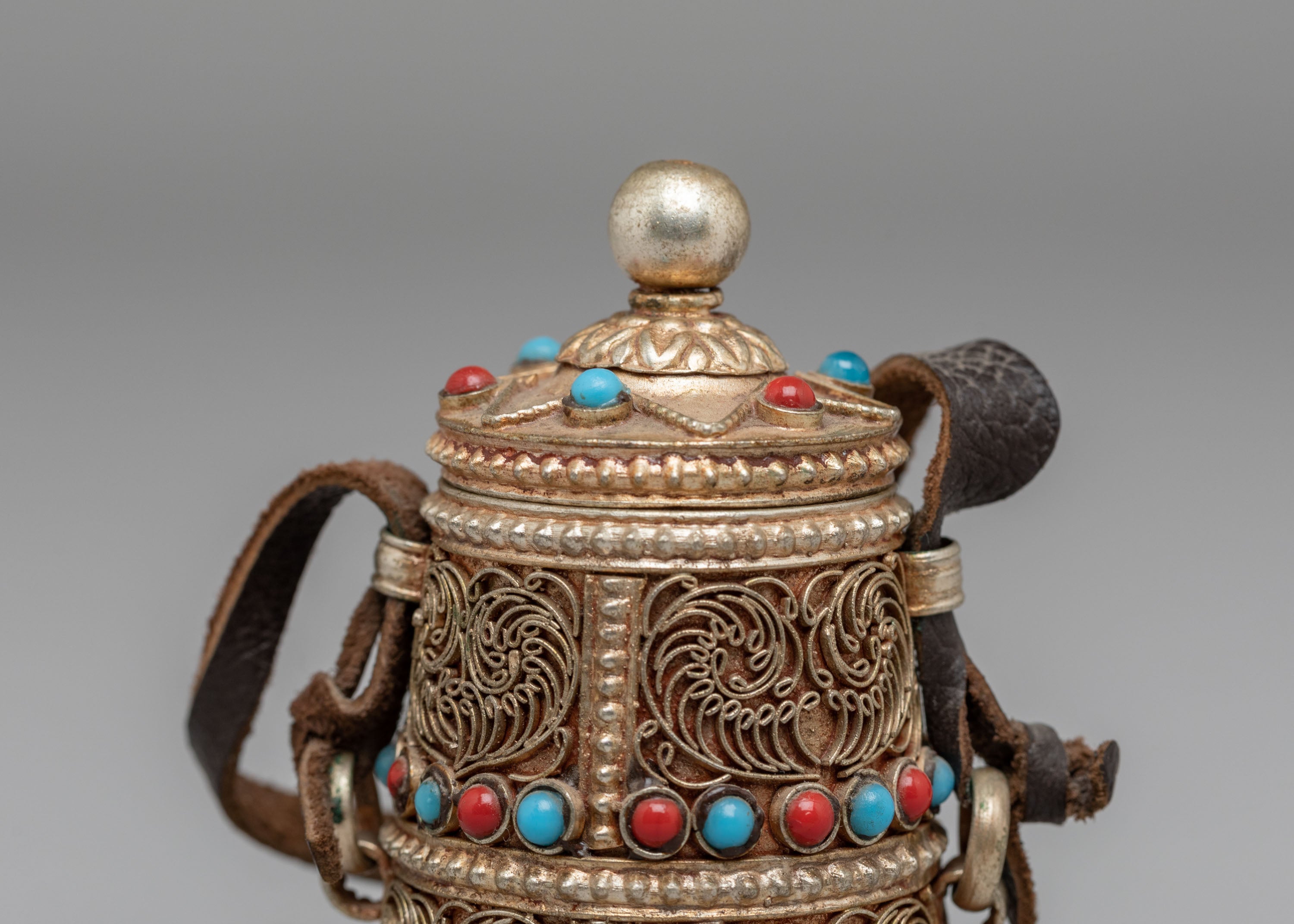 Mana Offering Vessel | Gemstone Silver Ritual Vessel