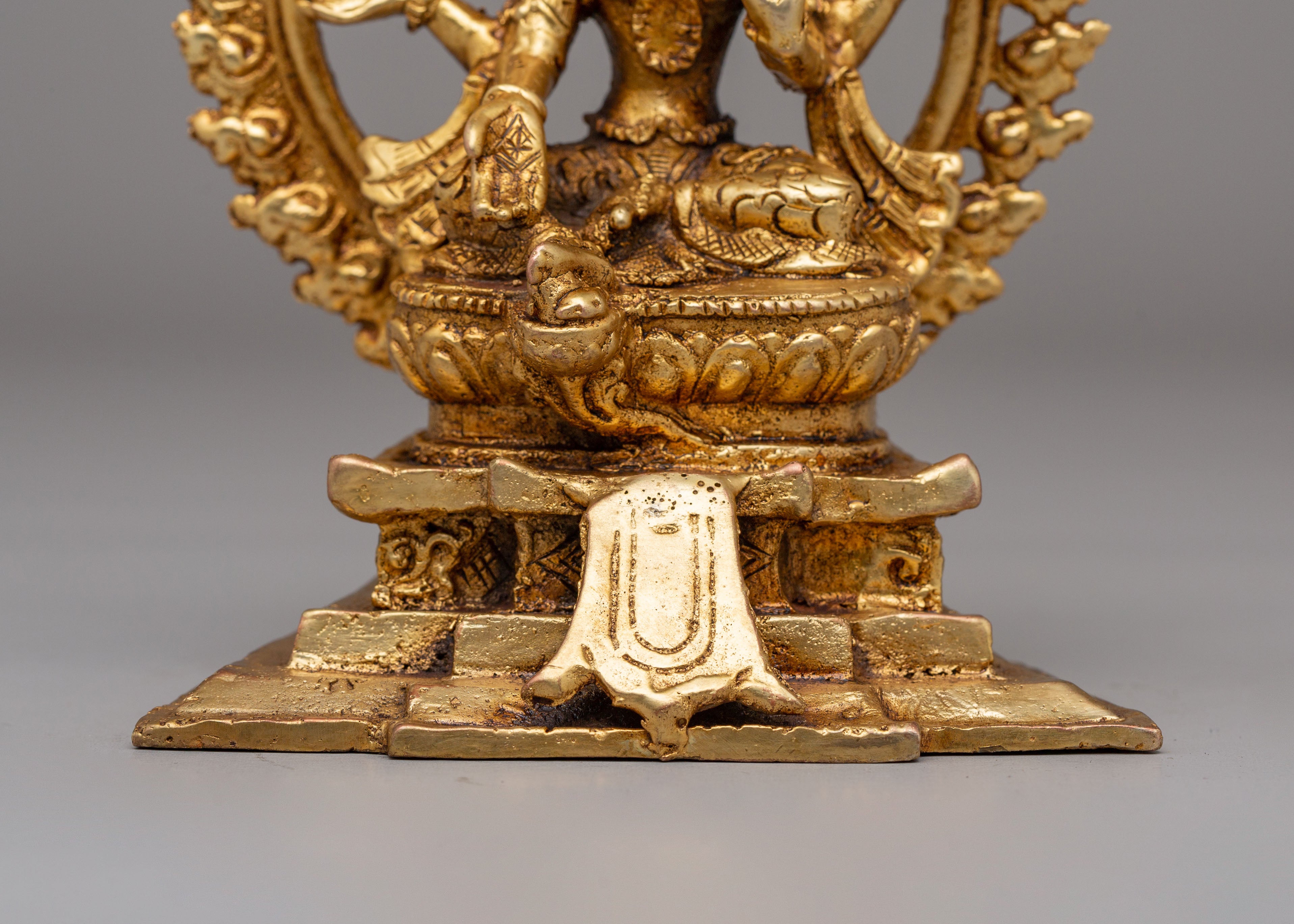 Sacred Laxmi Statue | Handcrafted Copper Statue of Goddess of Wealth and Prosperity