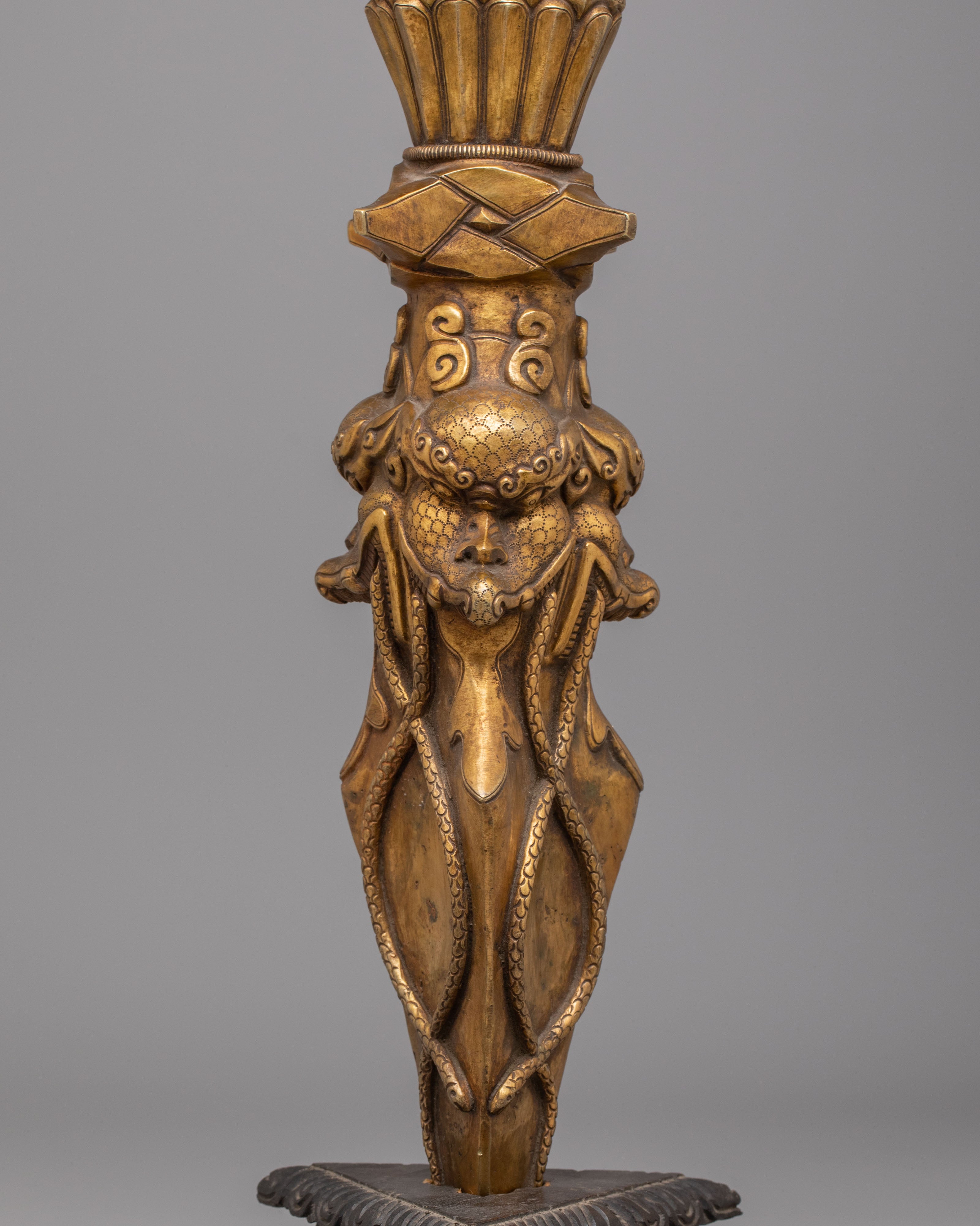 Handmade Hayagriva Phurba | Tantric Dagger for Spiritual Rituals