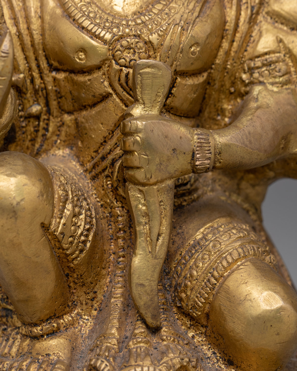 Sacred Traditional Hanuman Statue | Lord Hanuman Brass Idol