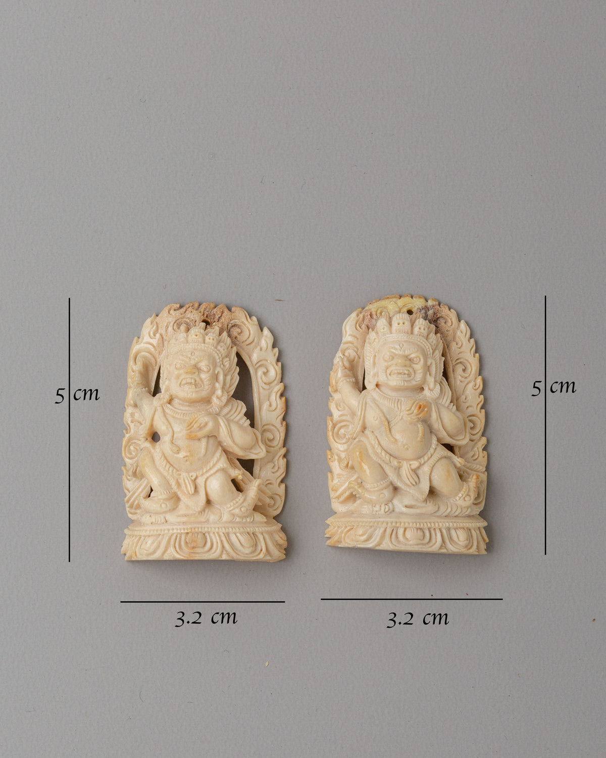 Tibetan Mahakala Locket Set | Spiritual Jewelry for Protection