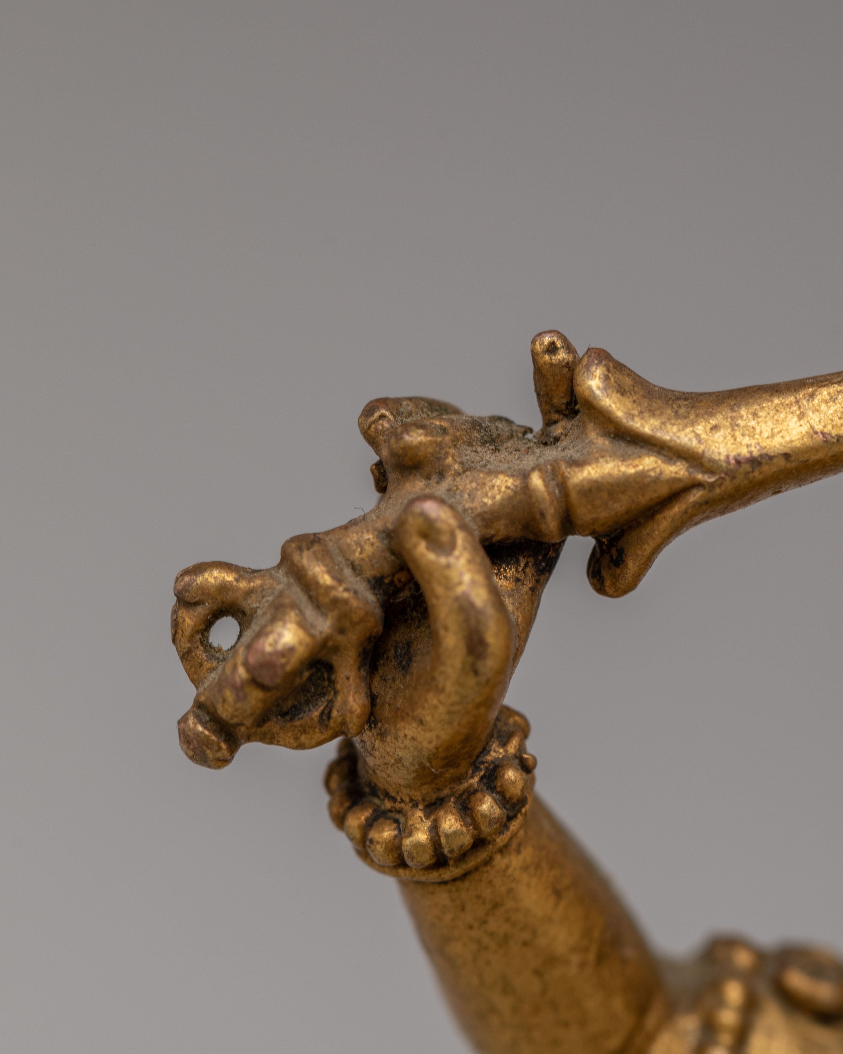 khadgapani Deity Sculpture | Tibetan Protector Statue
