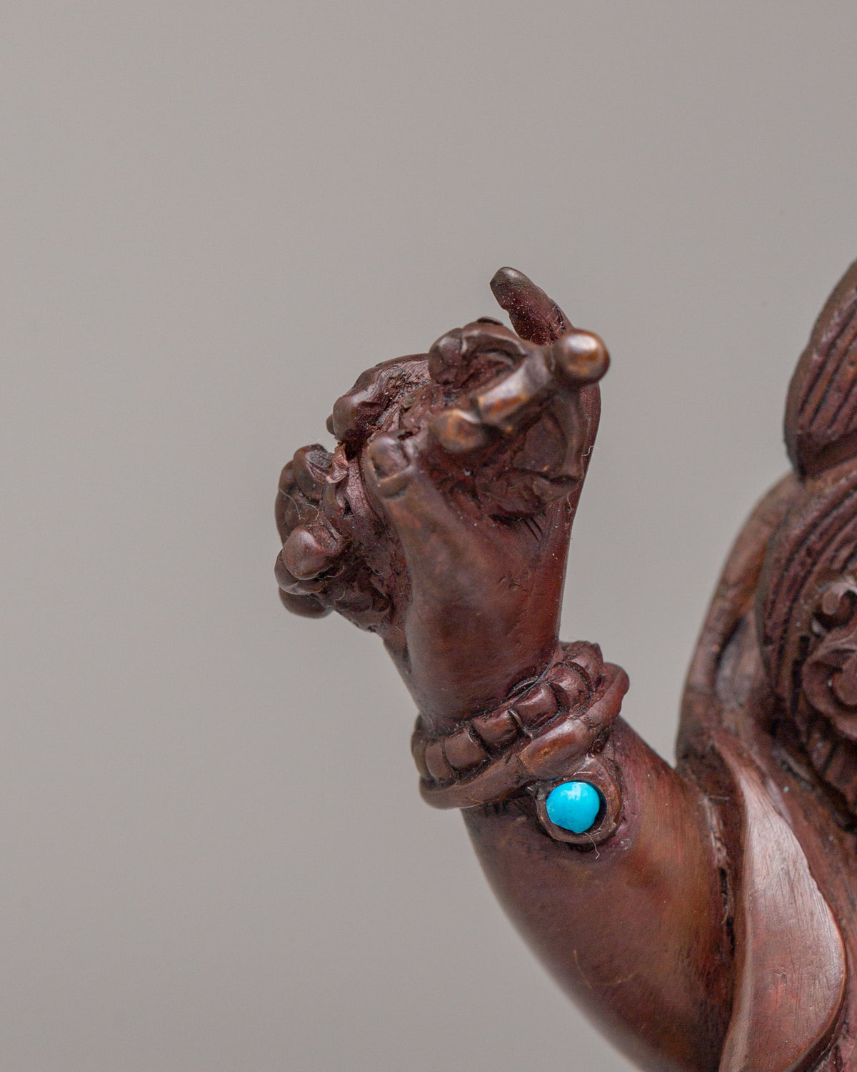 Tibetan Vajrapani Deity Statue | Handcrafted Artwork for Spiritual Protection