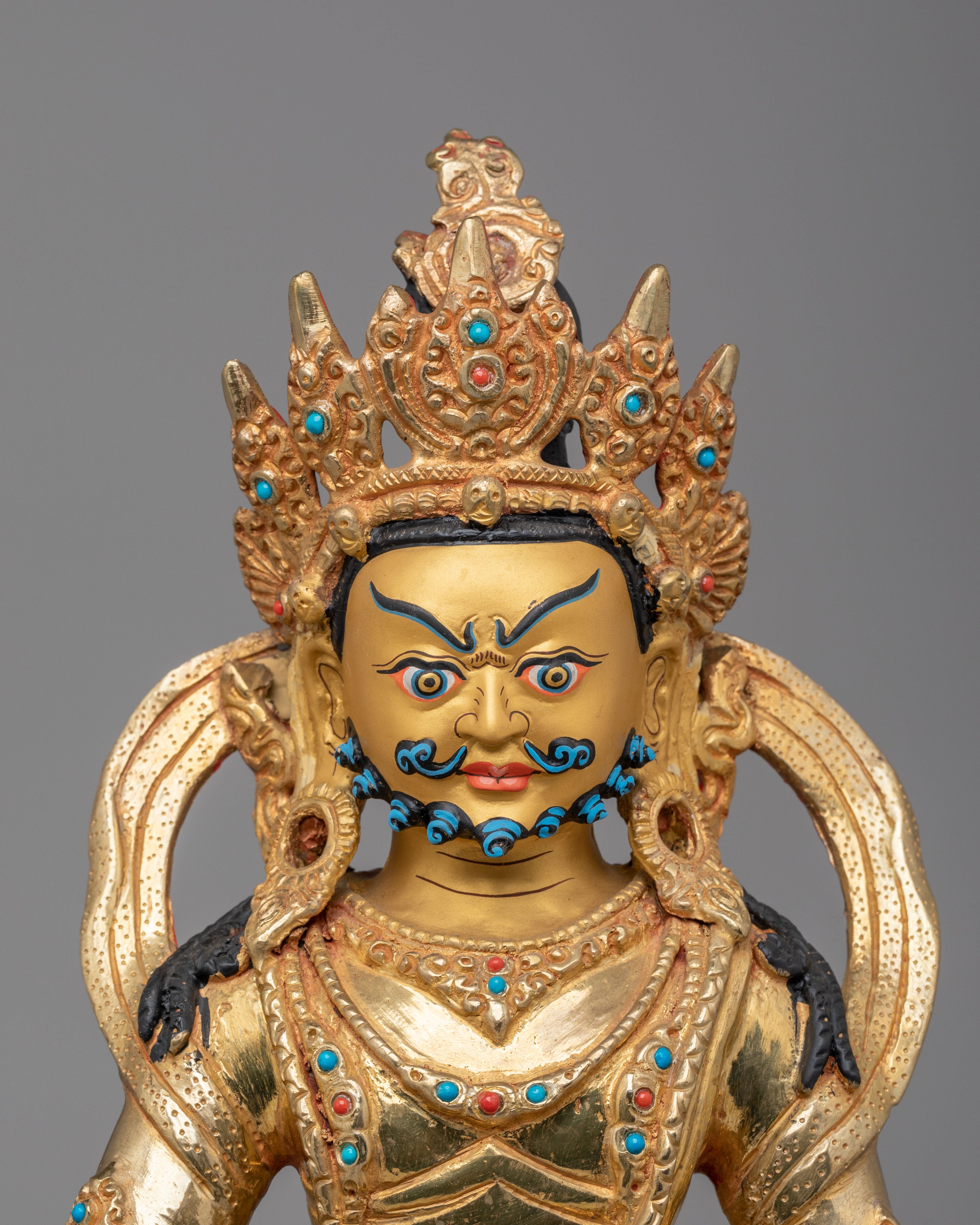 Sacred Buddhist Dzambhala Deity Statue | Symbol of Wealth and Abundance