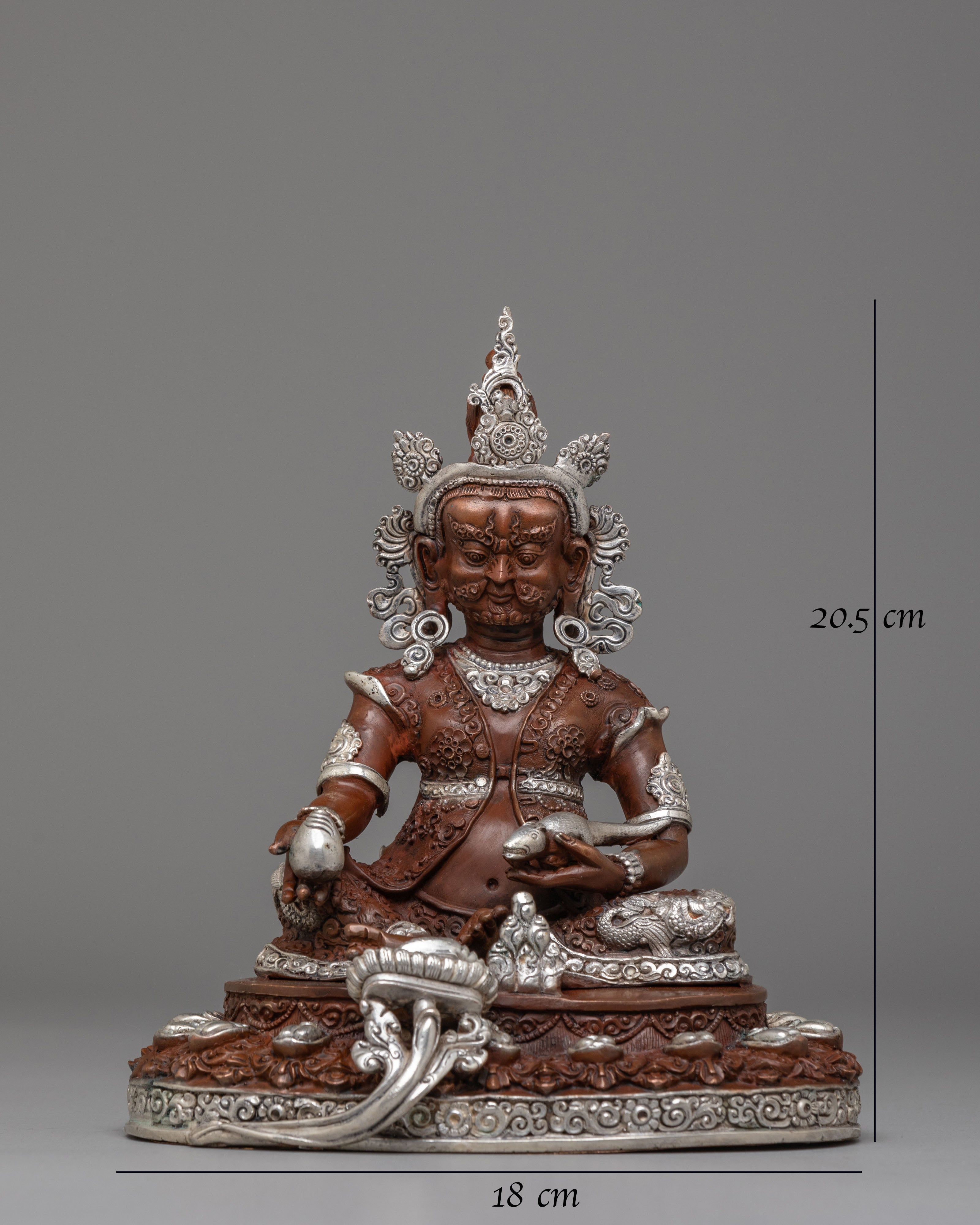 Machine Made Dzambhala Figurine | Ideal for Rituals and Meditation