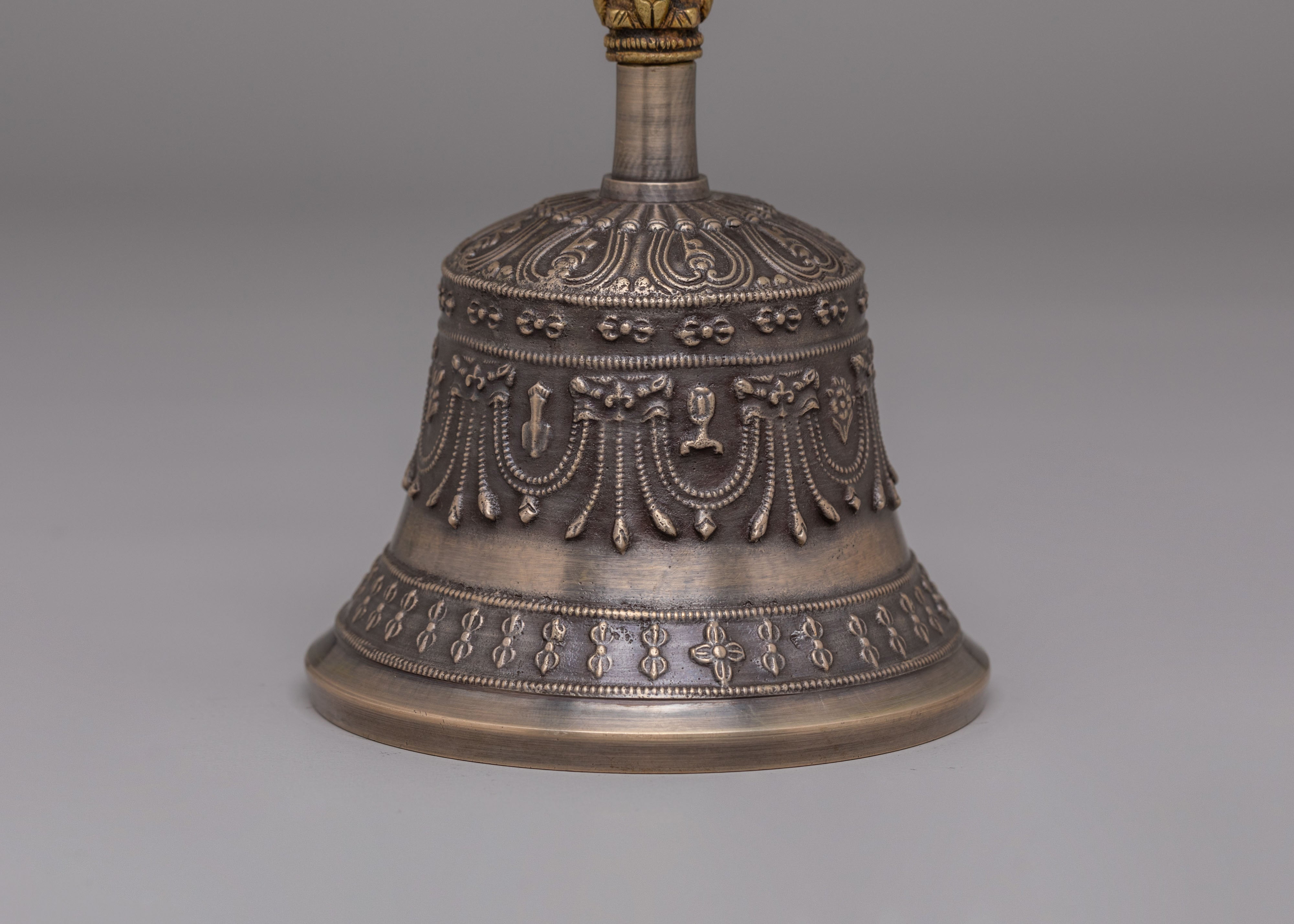 Tibetan Dorje and Bell for Altar Use | Vajra Bell for Buddhist Meditation