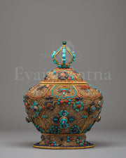 Buddhist Shrine Rice Pot 