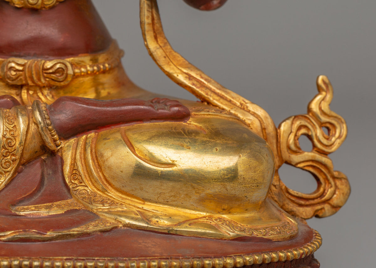 Tibetan Healing Deity White Tara Statue | Handcrafted Spiritual Decor