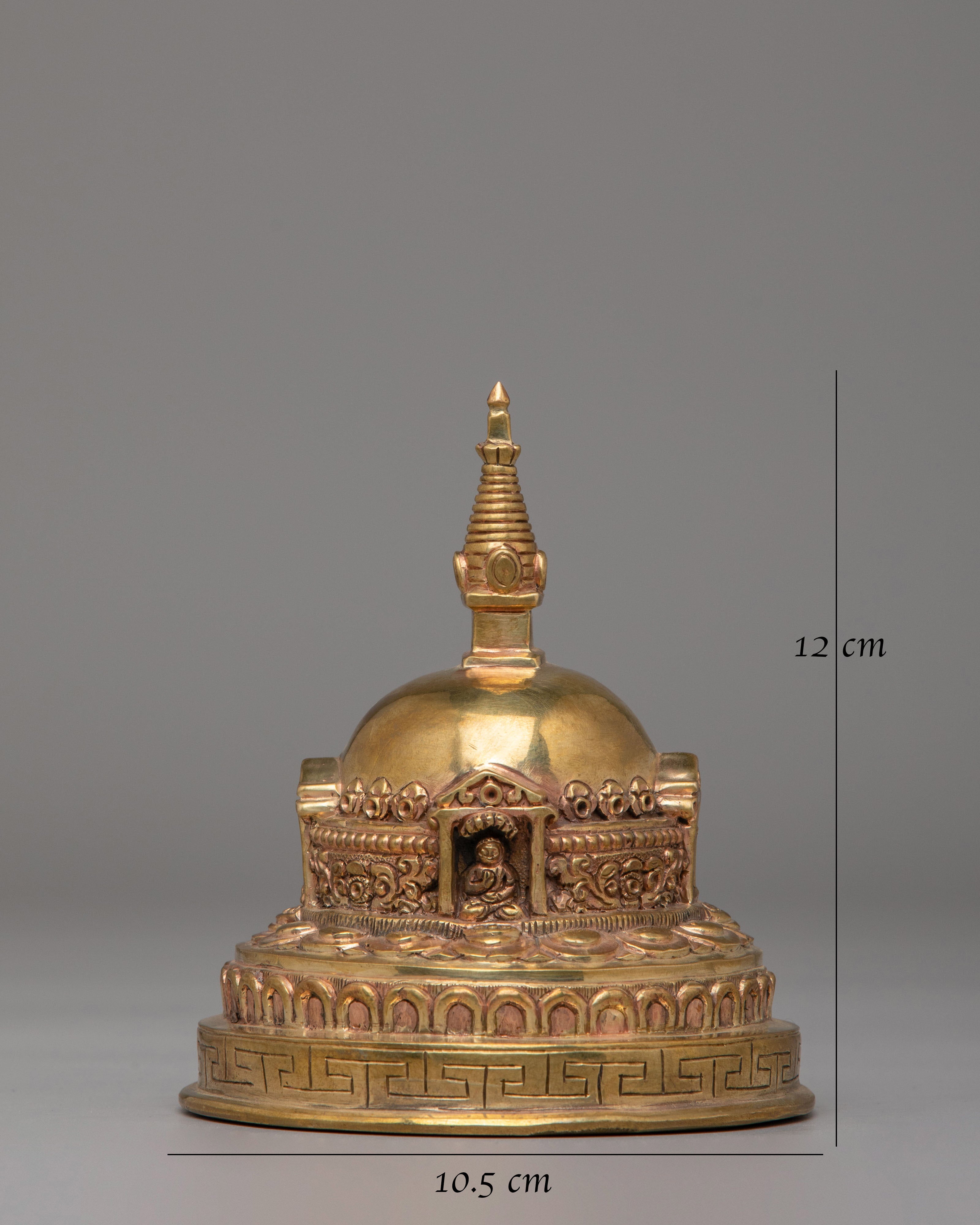 Tibetan Chorten Kora | Handmade Tibetan Buddhist Shrine Decor