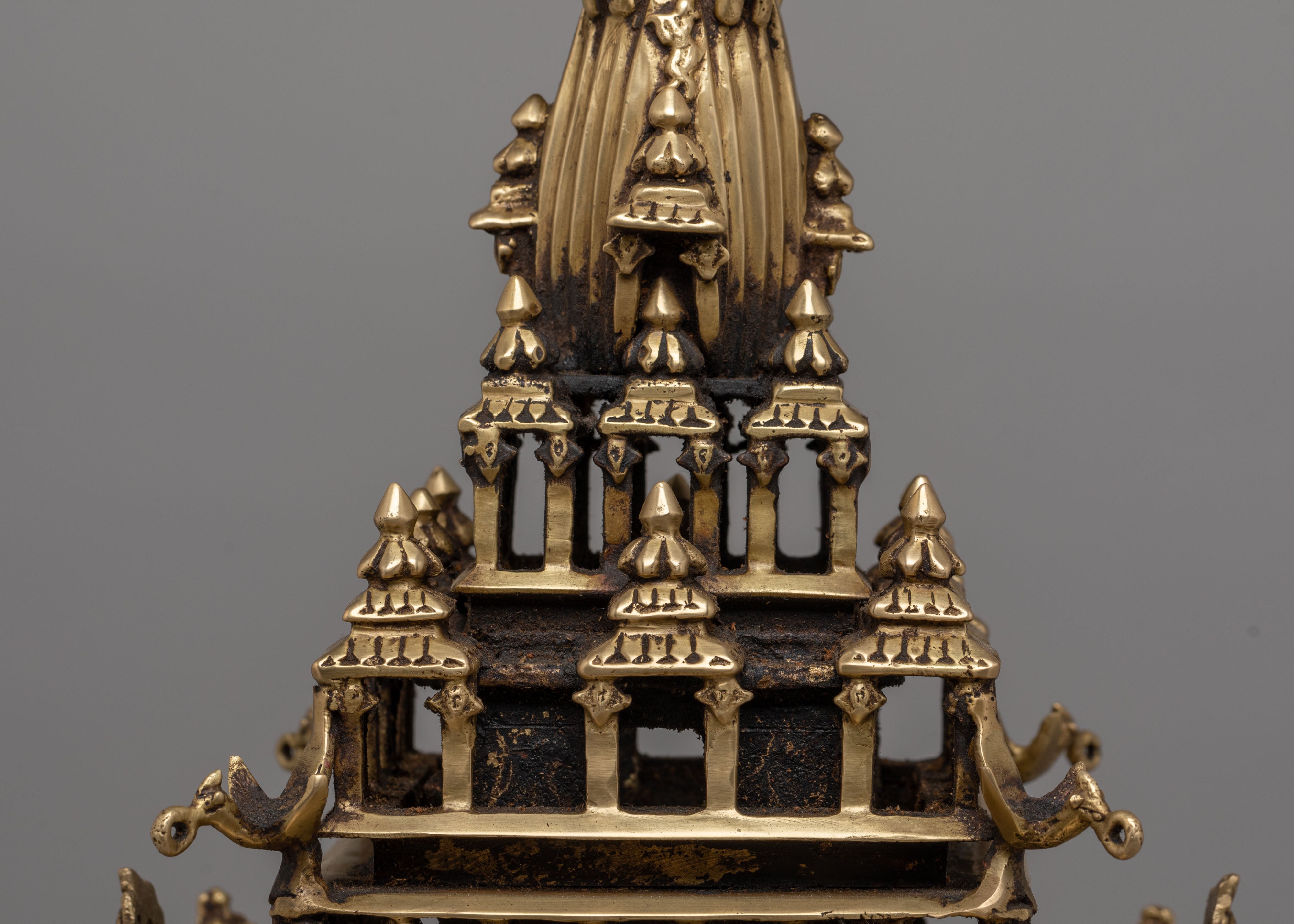 Handcrafted Hanging Stupa Dalucha | Tibetan Buddhist Decor
