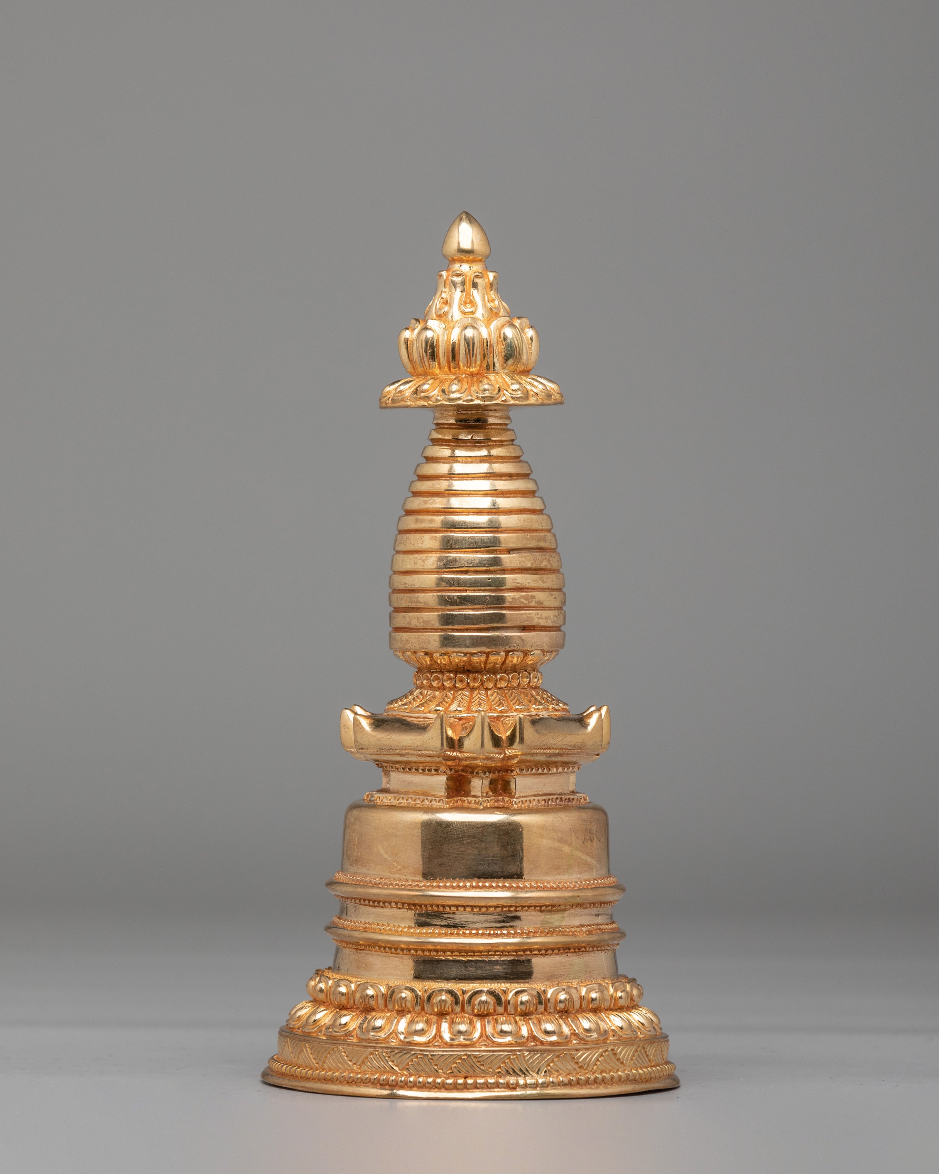 Decorative Tibetan Kadampa Stupa | Traditional Stupa for Spiritual Blessings