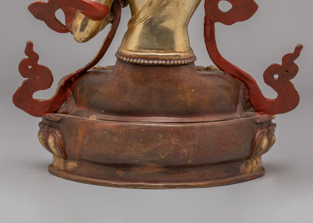 Sword of Wisdom Manjushri Statue | Tibetan Deity of Enlightenment
