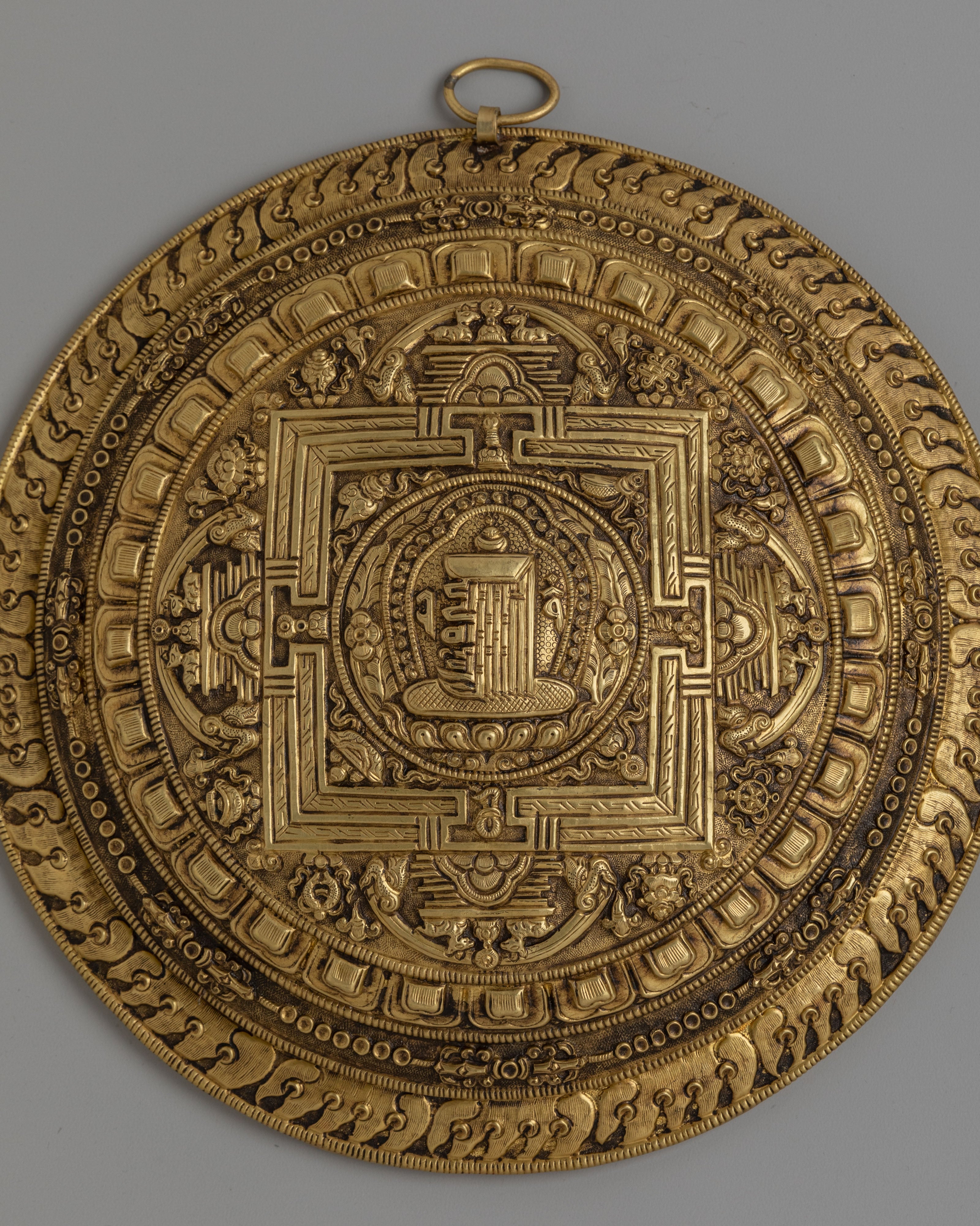 Kalachakra Mandala Wall Hanging | Tibetan Buddhist Symbolism