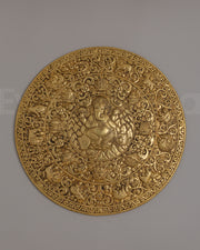 Traditional Ganesha Mandala Wall Hanging