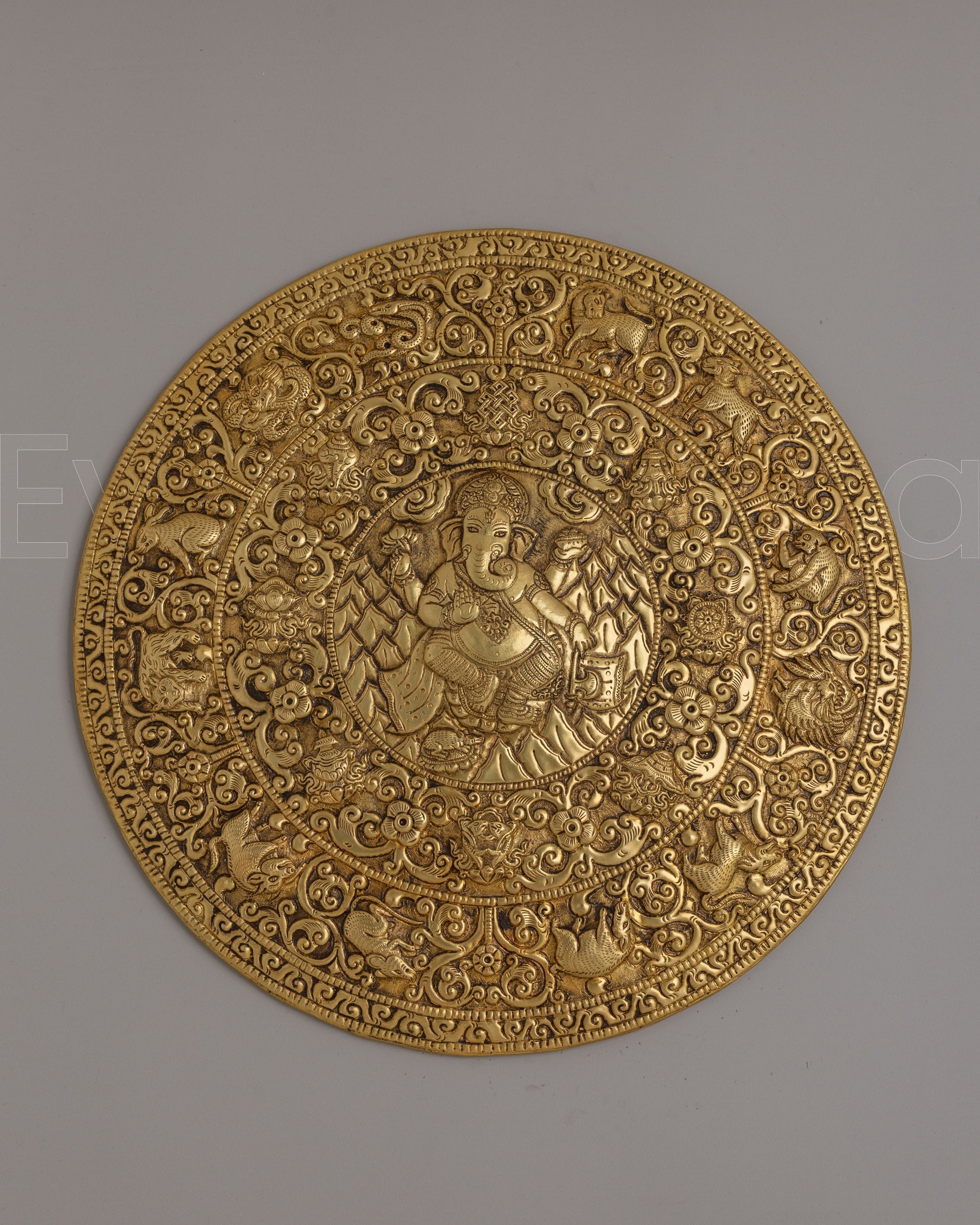 Traditional Ganesha Mandala Wall Hanging