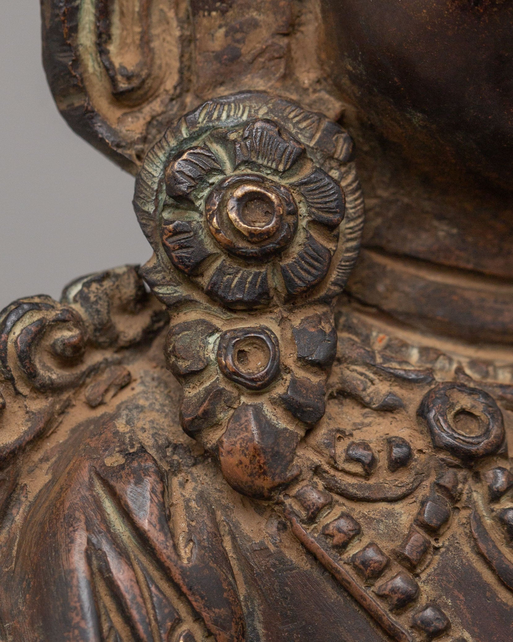 Sacred Vajrasattva Deity Statue | Copper Body Statue