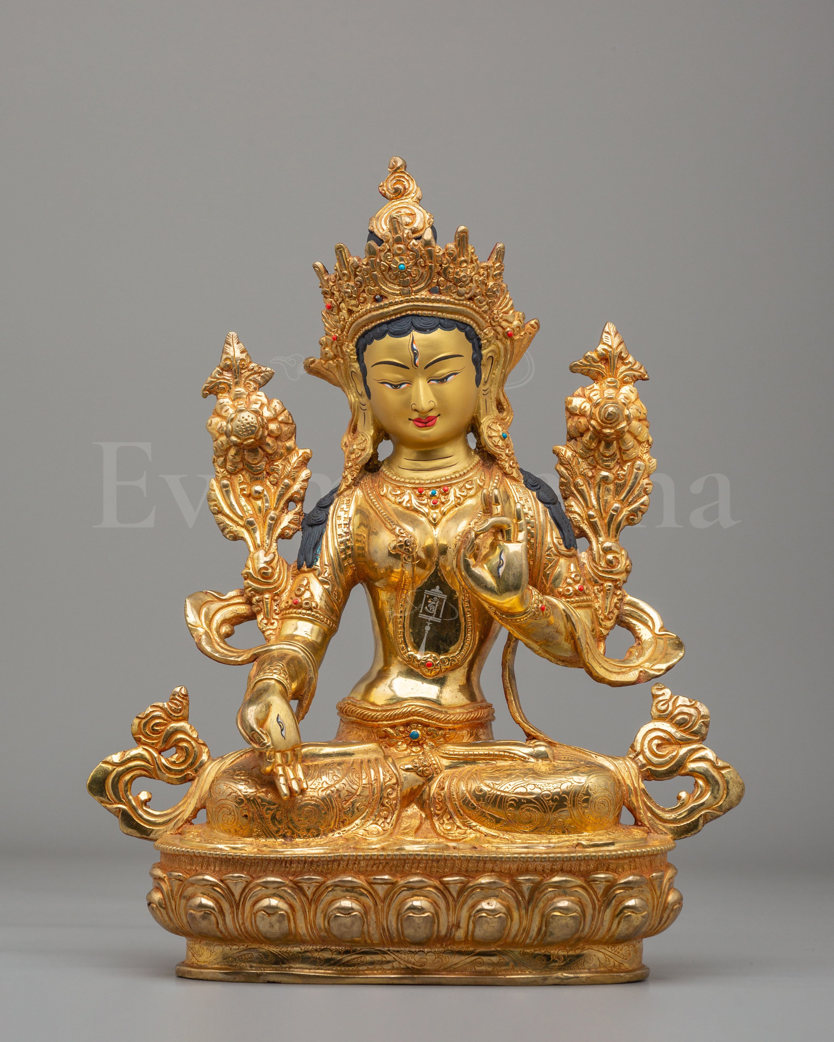 Handmade White Tara Spiritual Sculpture    