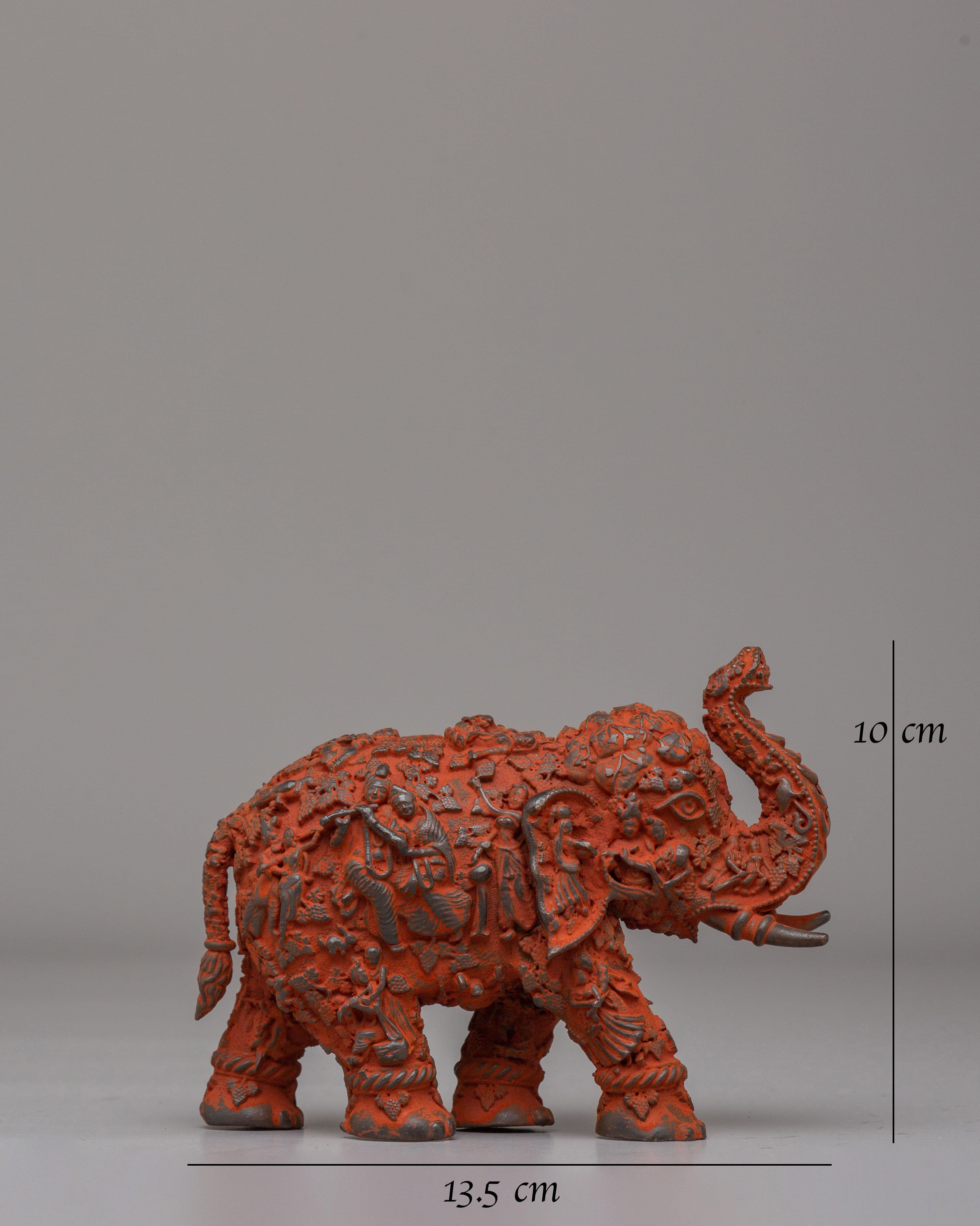 Handcrafted Elephant for Altar Decor | A Symbol of Wisdom and Strength