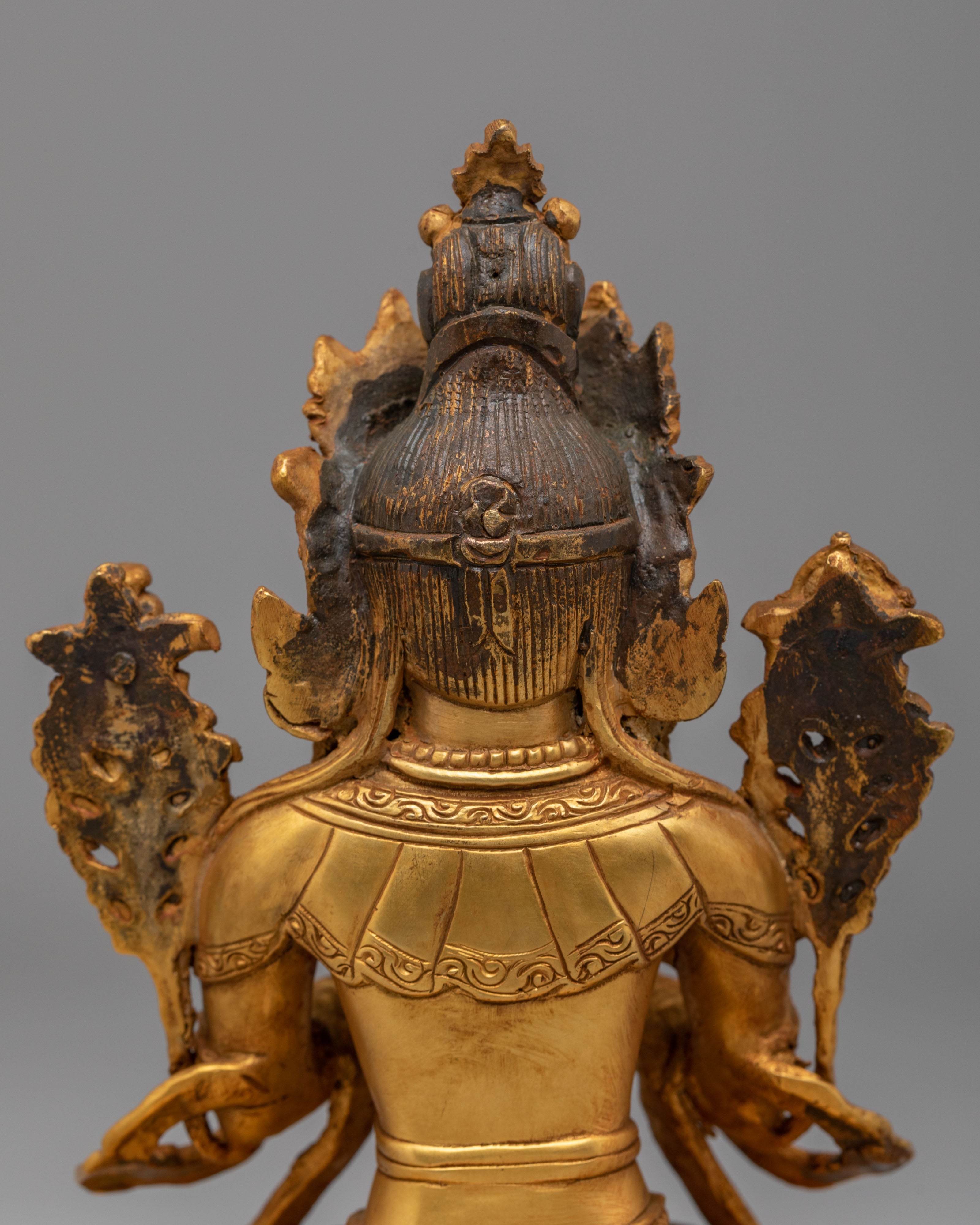 Buddhist Maitreya Buddha Sculpture | Sacred Future Buddha Sculpture